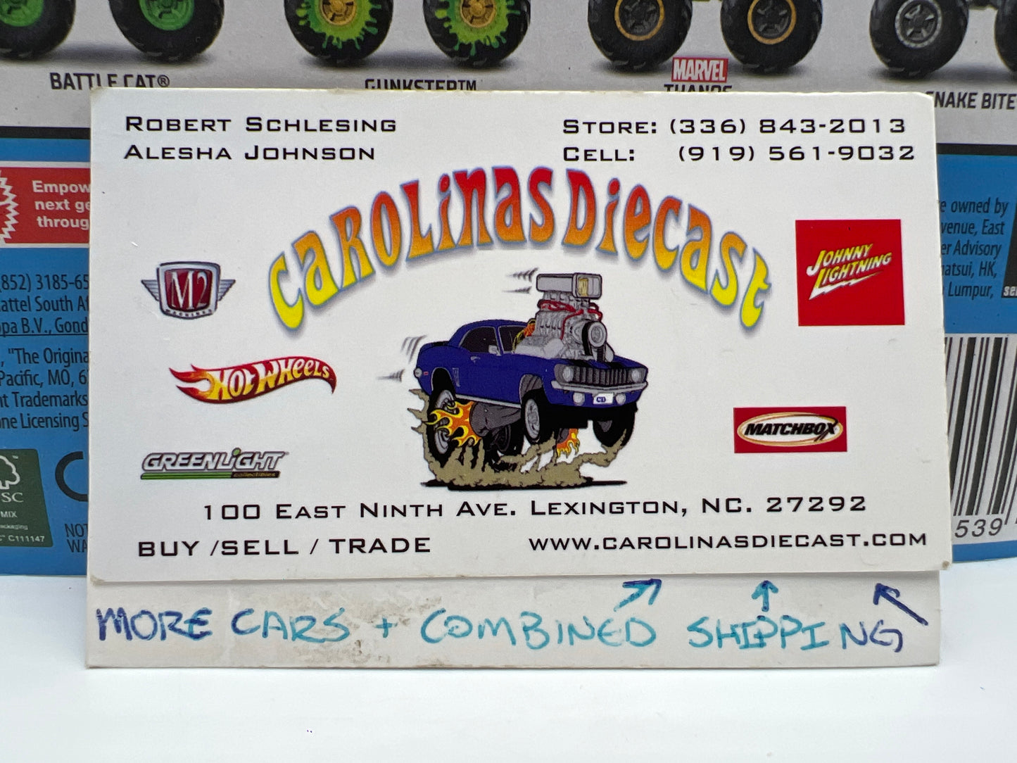 2022 Hot Wheels Monster Trucks Crash Legends #60 Tri To Crush Me 132F