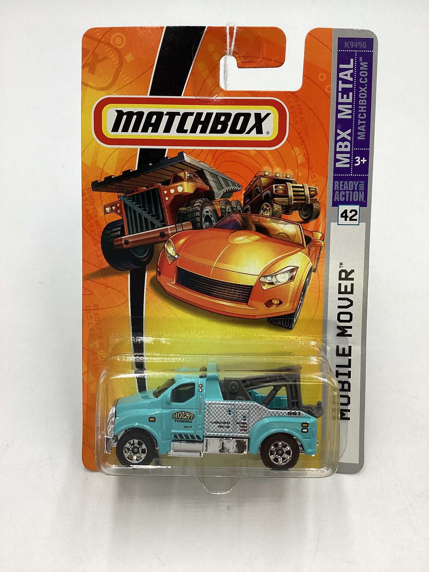 Matchbox #43 MBX Metal Mobile Mover Light Blue 207E