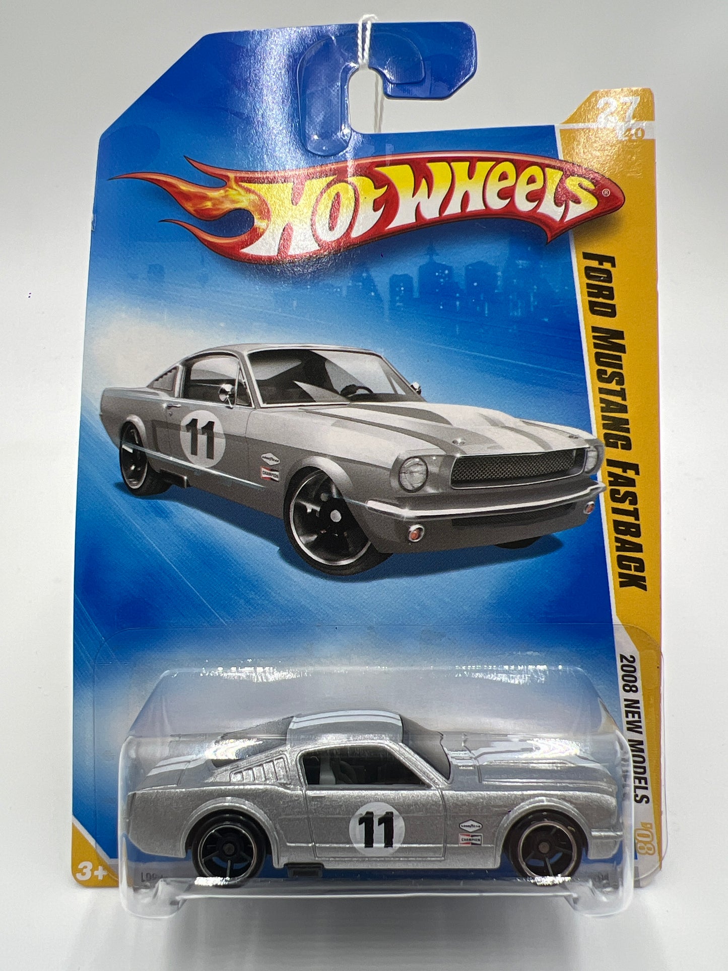 2008 Hot Wheels New Models #27 Ford Mustang Fastback Silver 25i