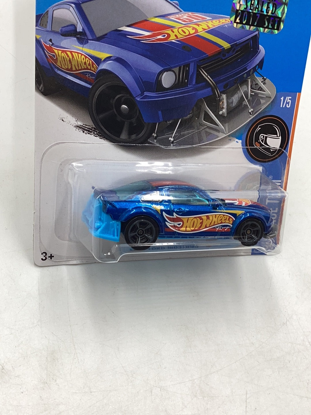 2017 Hot Wheels #280 2005 Ford Mustang factory sealed sticker 27B