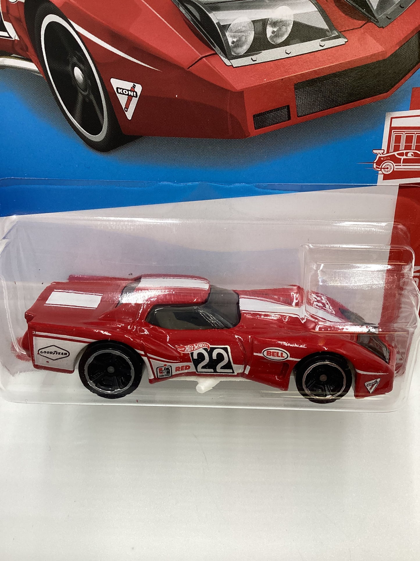 2022 Hot wheels Red Edition 76 Greenwood Corvette #21 149i