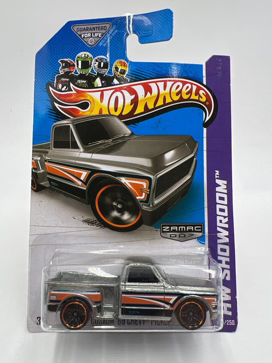 2013 Hot Wheels Walmart Exclusive Zamac 7 #161 Custom 69 Chevy Pickup