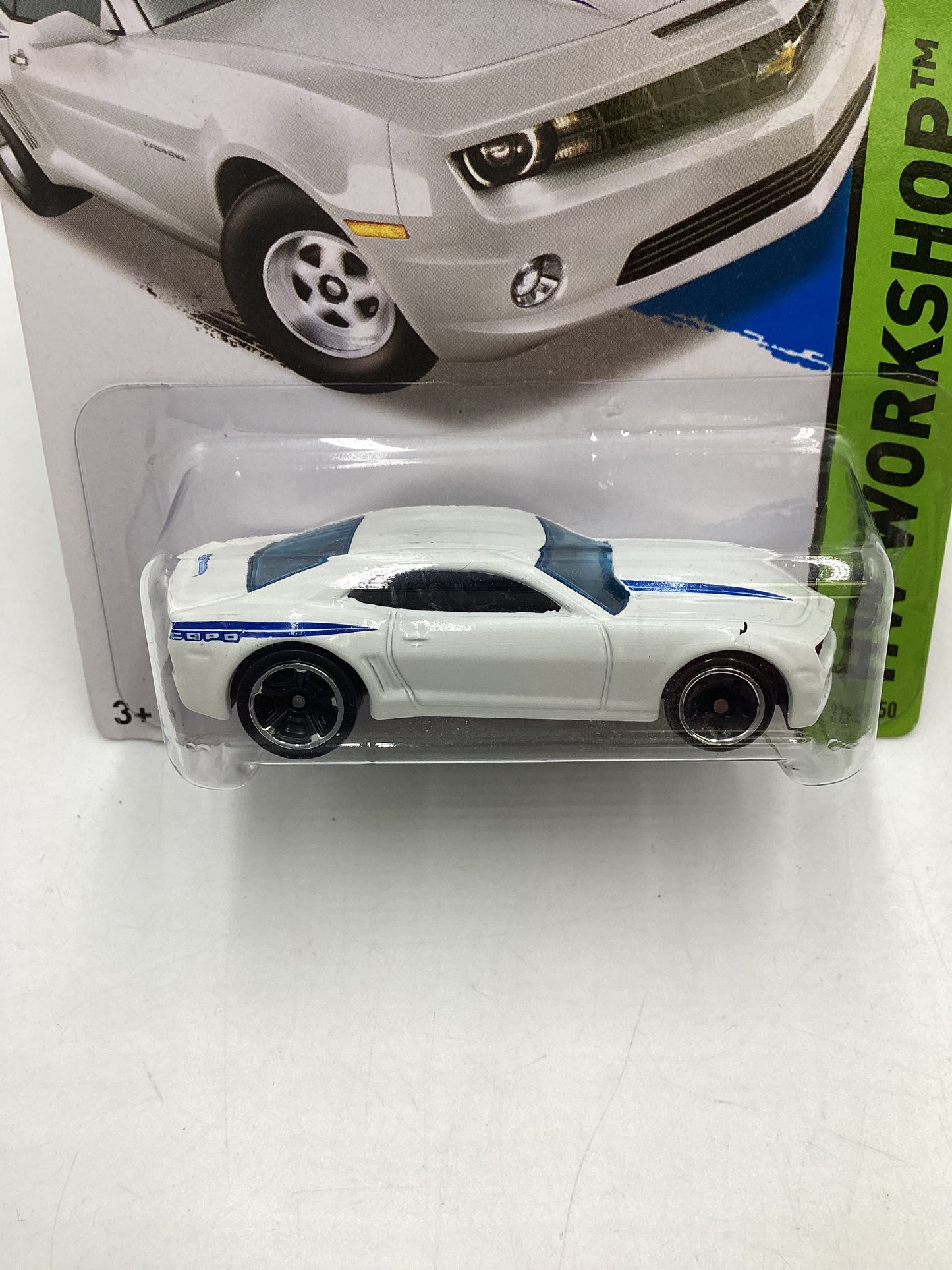 2014 Hot Wheels #229 White 14 Copo Camaro 16F