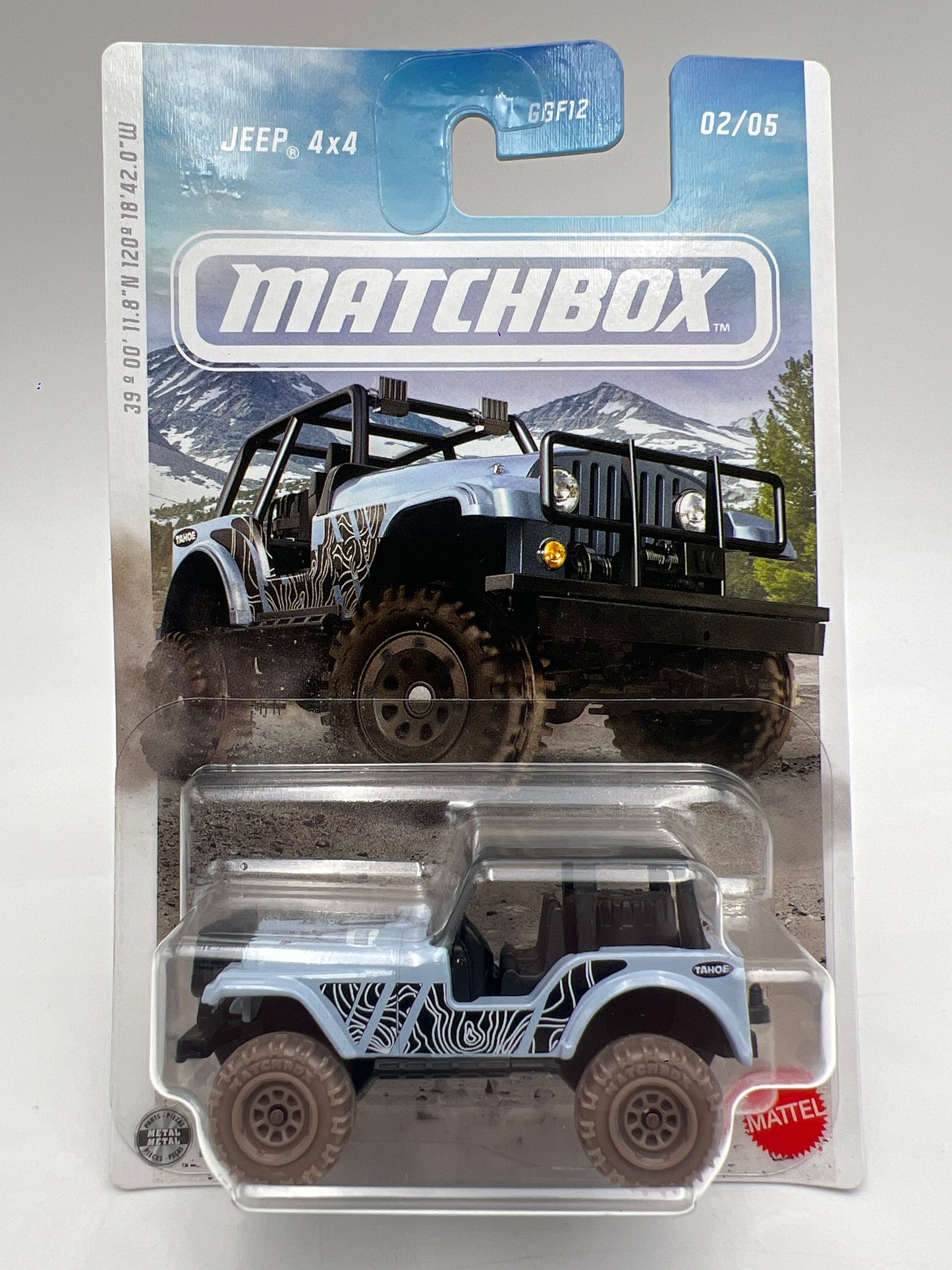 2026 Matchbox Off Road Rally #2 Jeep 4x4 Light Blue