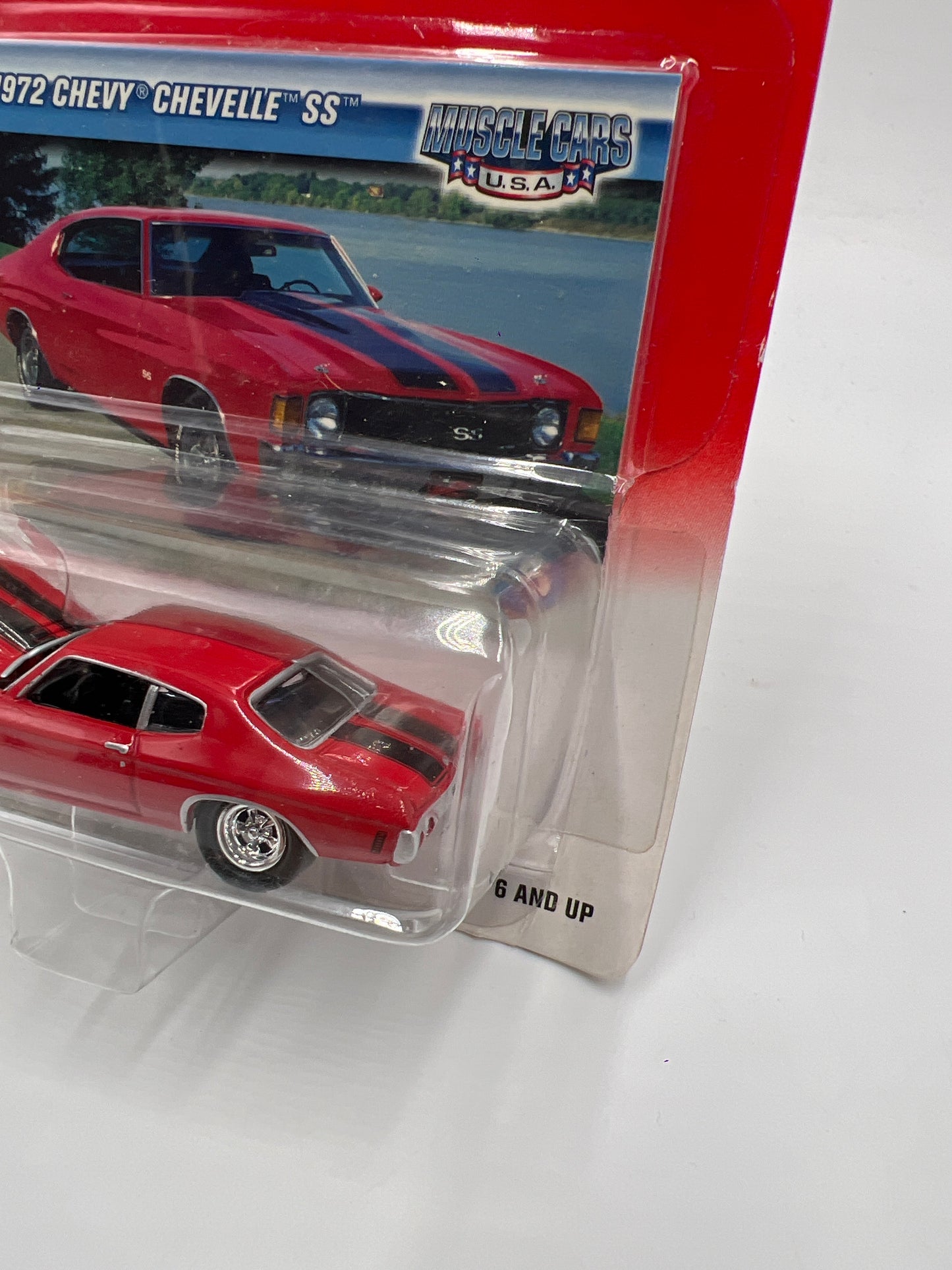 Johnny Lightning Muscle Cars USA #6 1972 Chevy Chevelle SS Red 220A