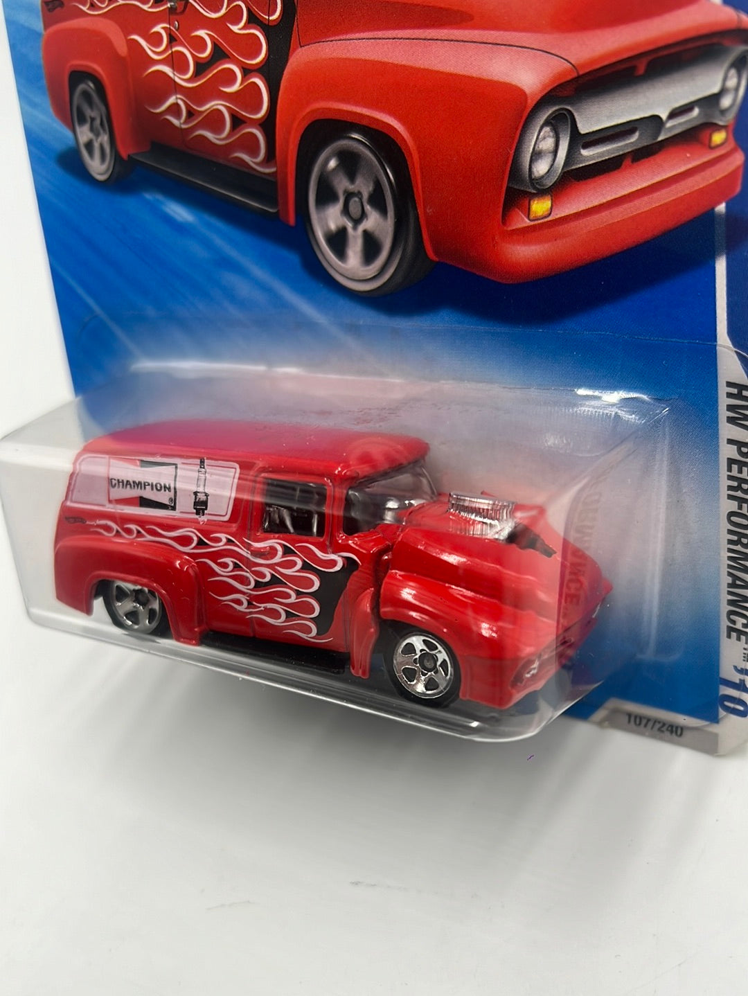 2010 Hot Wheels Performance '56 Ford Opening Hood Red 107/240 34B