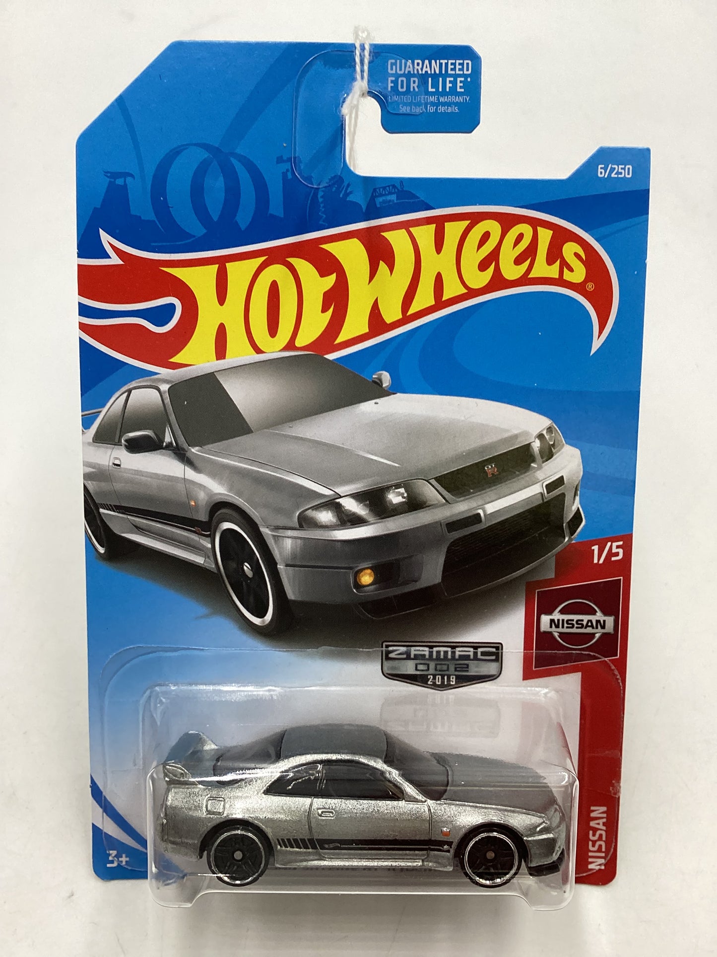 2019 Hot Wheels #6 Zamac 002 Nissan Skyline GT-R R33 (BCNR33)