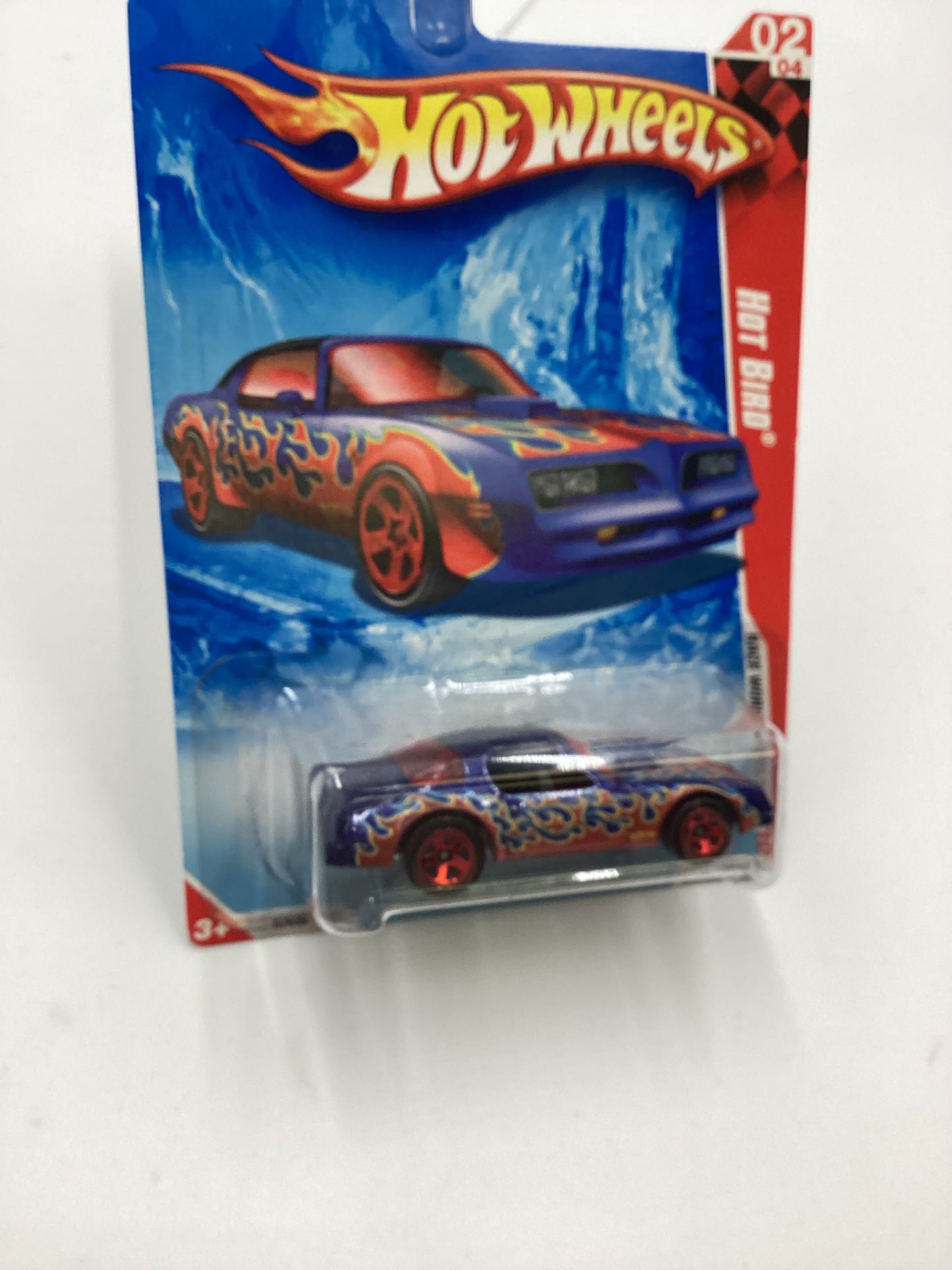 2010 Hot Wheels #210 Hot Bird Blue/Red 53B