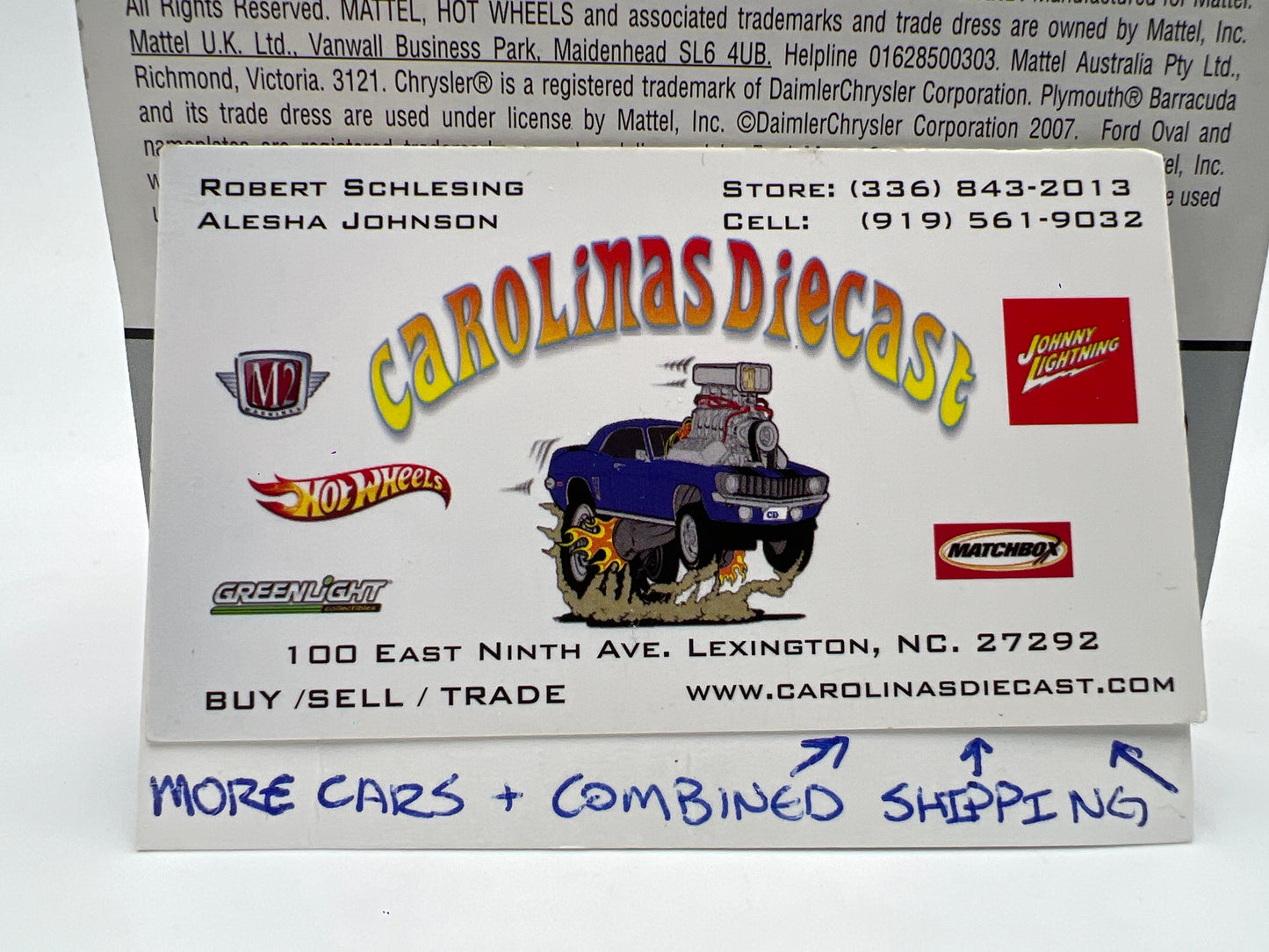 Hot Wheels Classics Series 3 Walgreens Exclusive #4-6 68 Nova/Heavy Chevy/52 Chevy Reglued Blister
