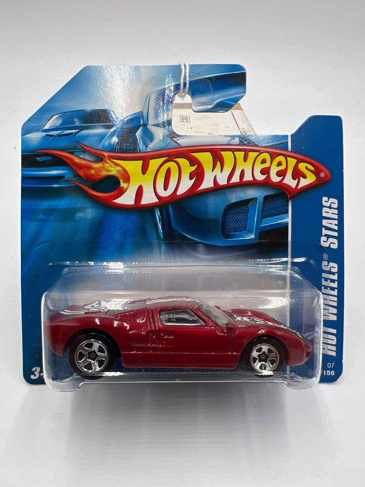 2007 Hot Wheels Stars #134 Short Card Ford GT-40 Red 24A