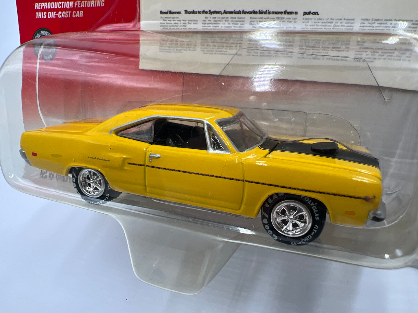 Johnny Lightning Ad Rods 1970 Plymouth Road Runner Yellow 227B