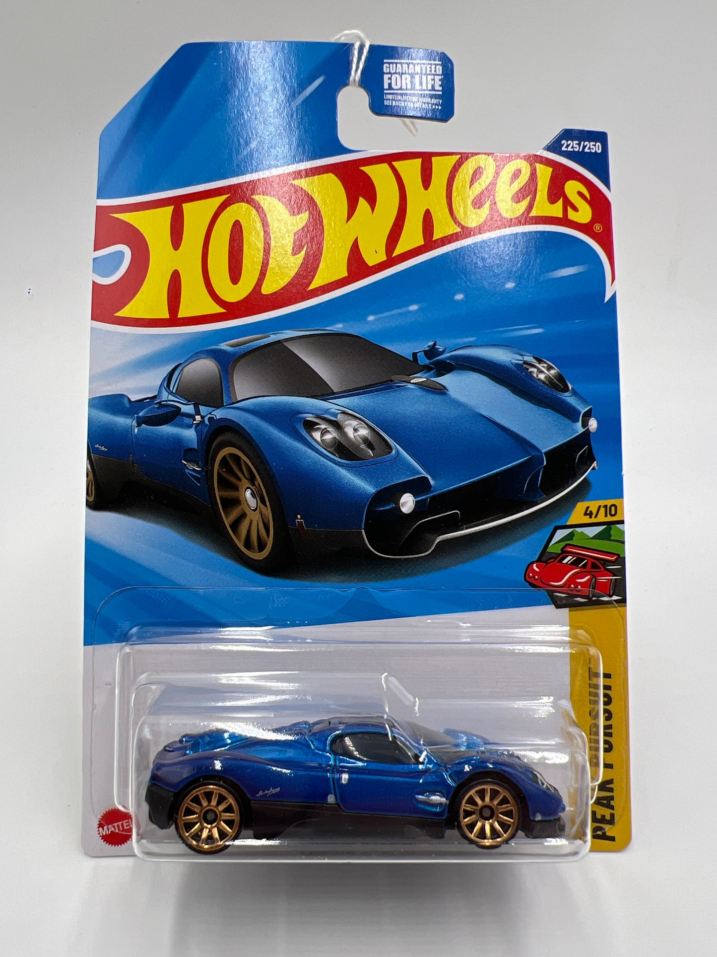 2025 Hot Wheels M Case Peak Pursuit #225 Pagani Utopia Blue 104E