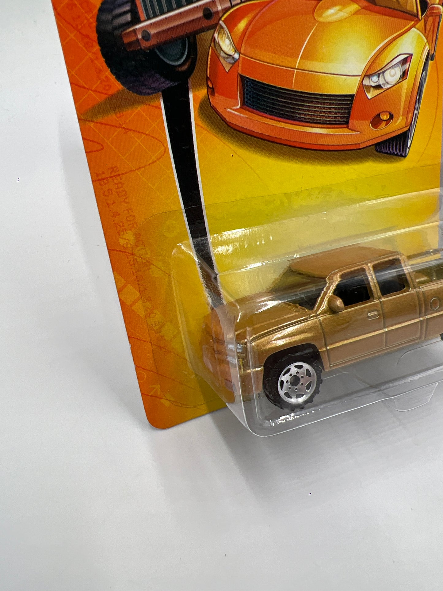 Matchbox MBX Metal #10 Chevrolet Silverado SS Gold Cateye W/Protector