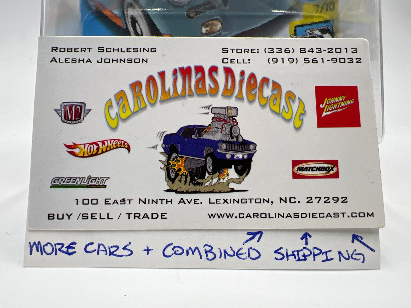 Hot Wheels Porsche 356 Outlaw Blue Gulf Wheel Swap Custom On Card W/Protector SR