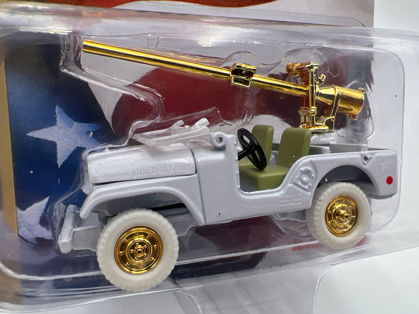 Johnny Lightning White Lightning CHASE Wheeled Warriors Korean War Willys M38A1C Jeep
