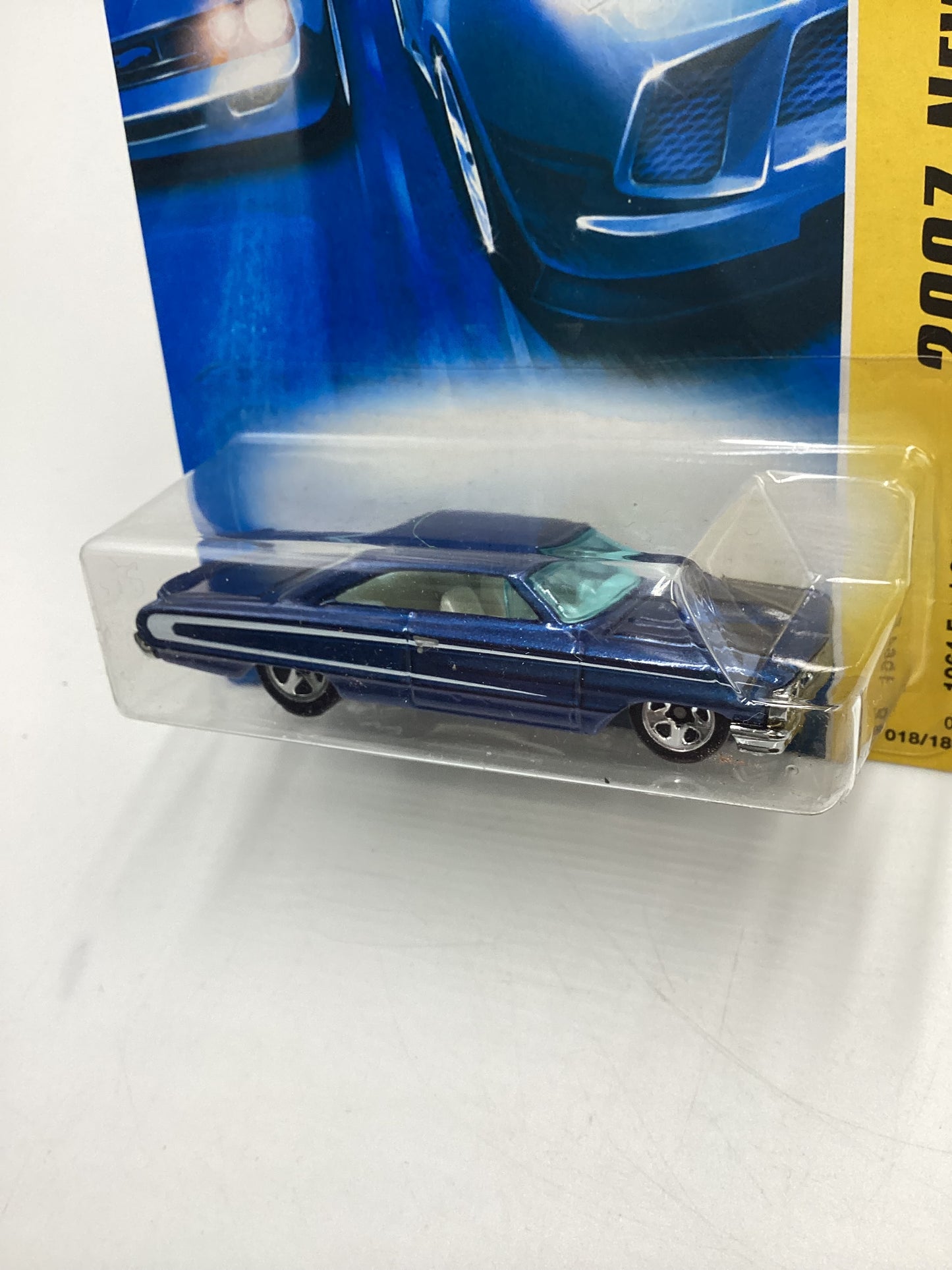 2007 Hot Wheels New Models #18 1964 Ford Galaxie 500XL Blue 24D