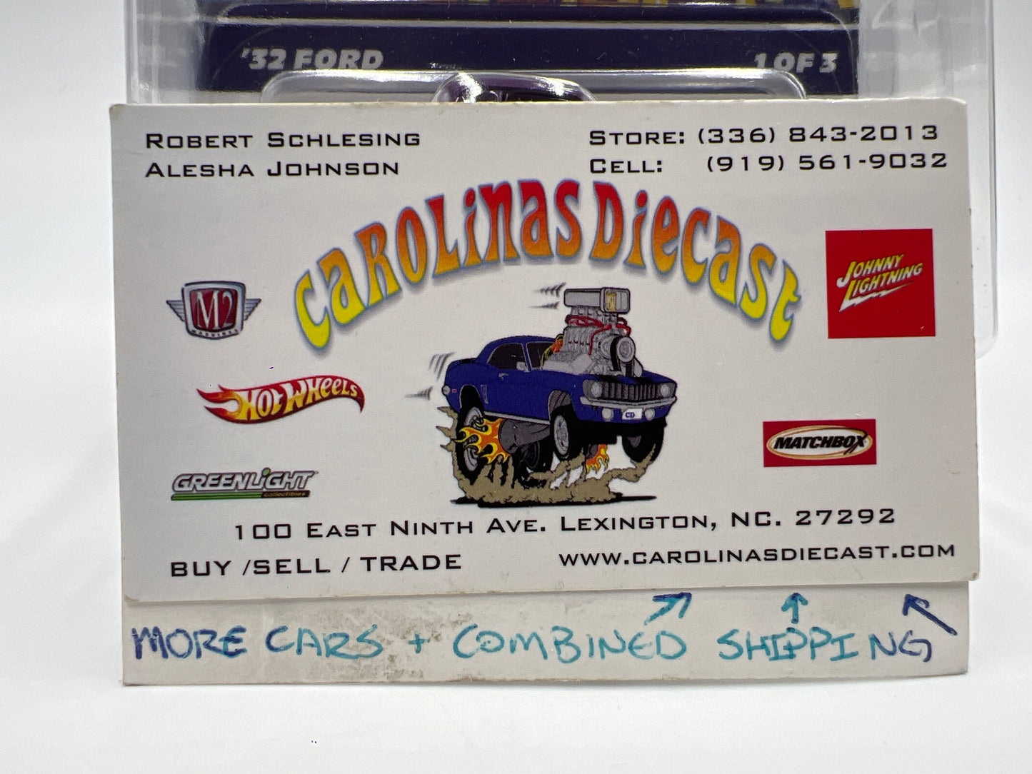 2024 Hot Wheels 38th Annual Collectors Convention LA #5420/6200 32 Ford Purple W/Protector