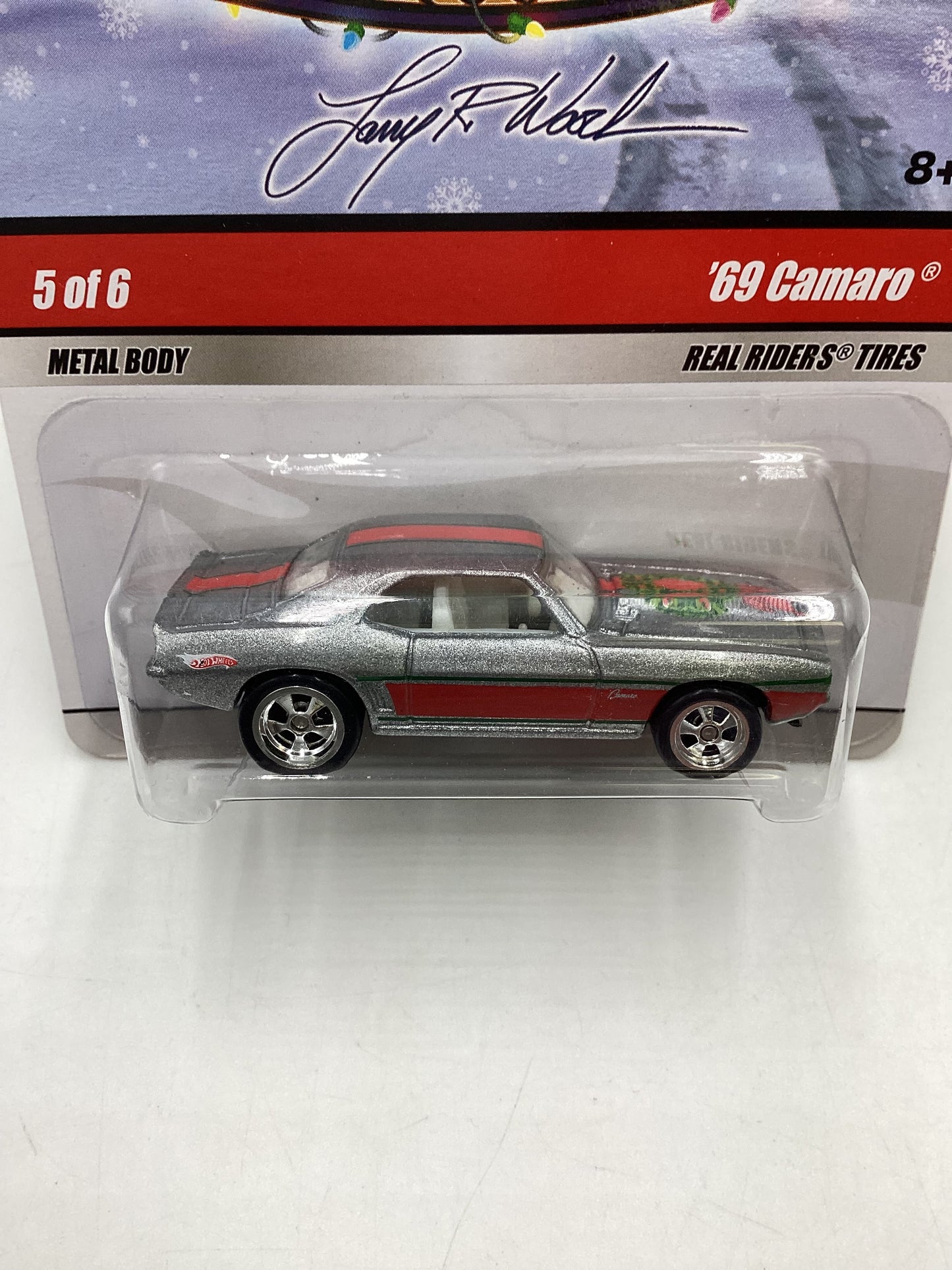 Hot wheels Larrys garage 5/6 Silver 69 Camaro 245B