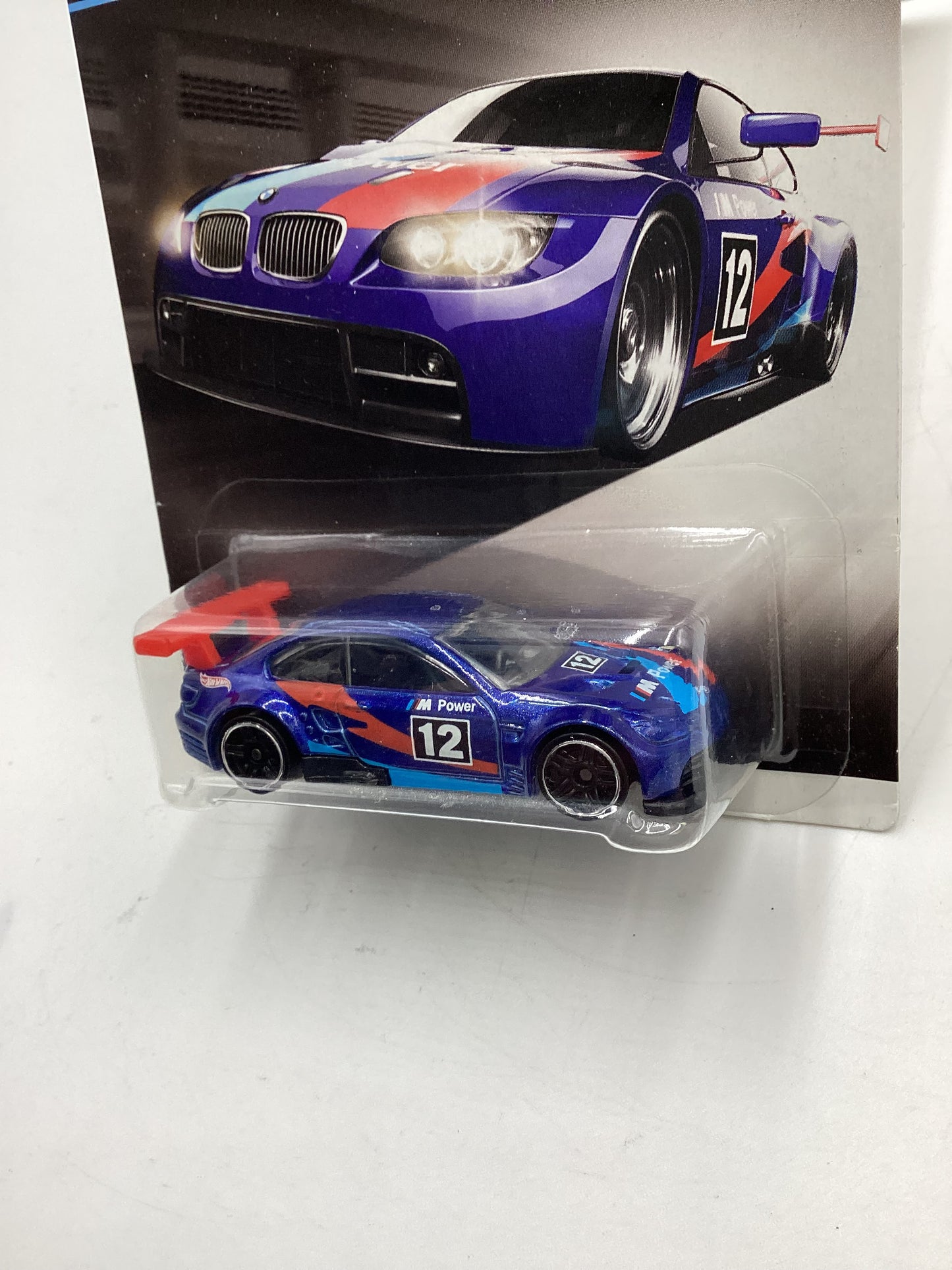 Hot Wheels BMW Series #5 BMW M3 GT2 Blue Walmart Exclusive 152D