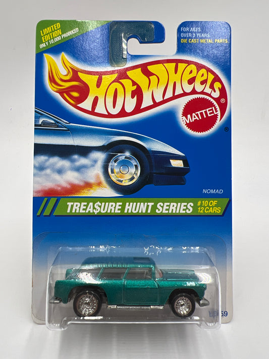 1995 Hot Wheels Treasure Hunt Series #10 Classic Nomad Green W/Protector