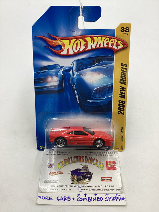 2008 Hot Wheels #038 Ferrari GTO Red