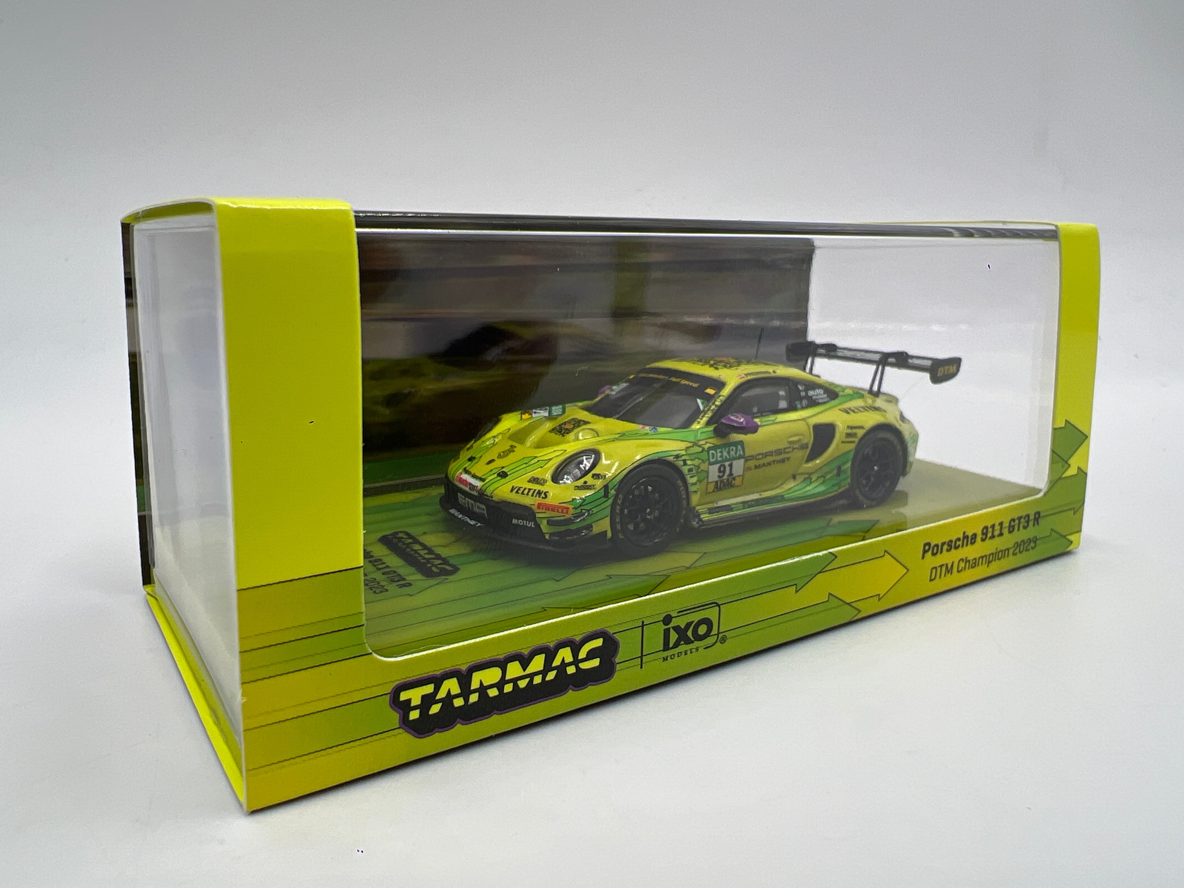 Tarmac Works x IXO Models Porsche 911 GT3 R DTM Champion 2023