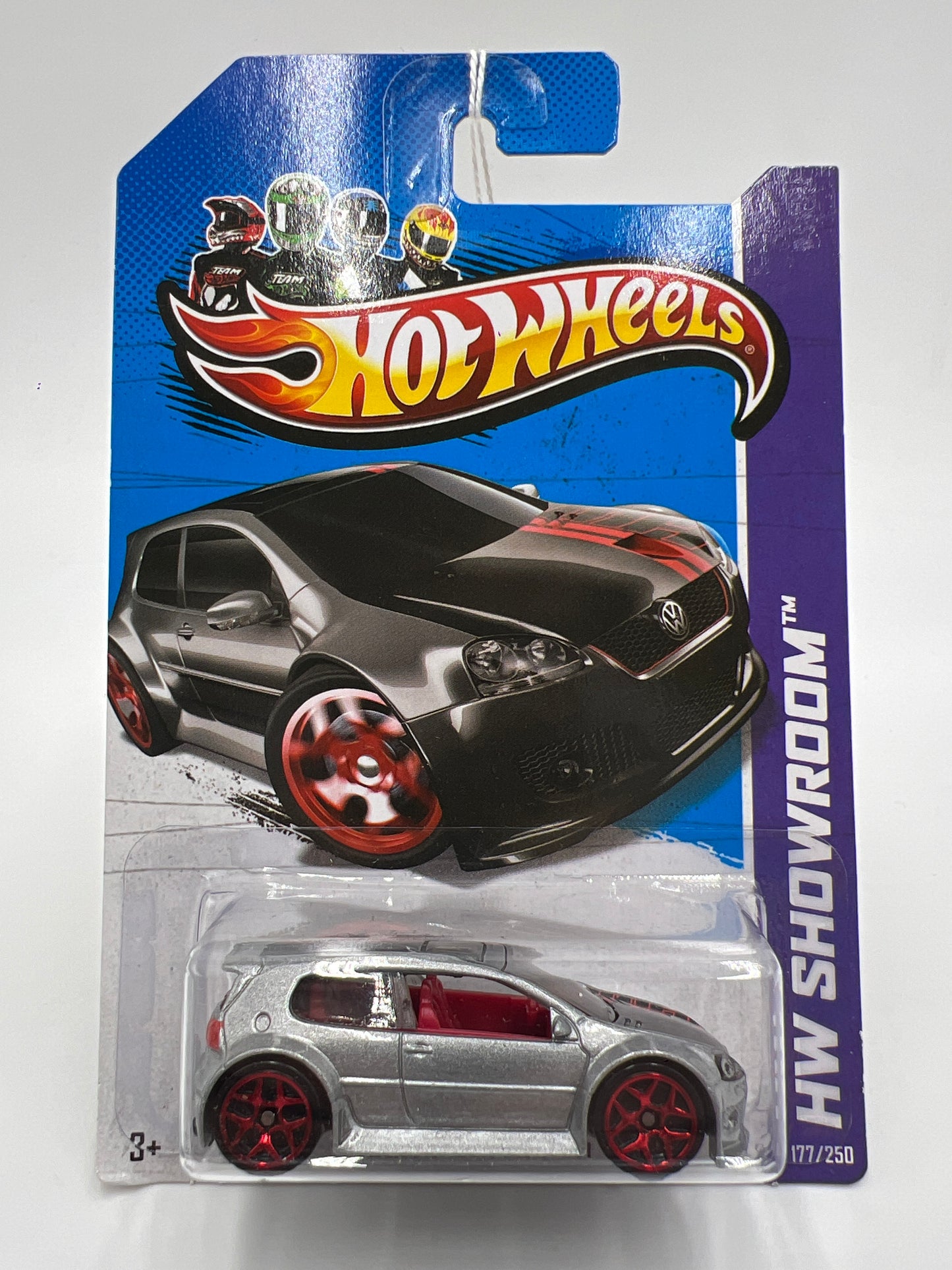 2013 Hot Wheels Showroom #177 Volkswagen Golf GTI Silver 96A