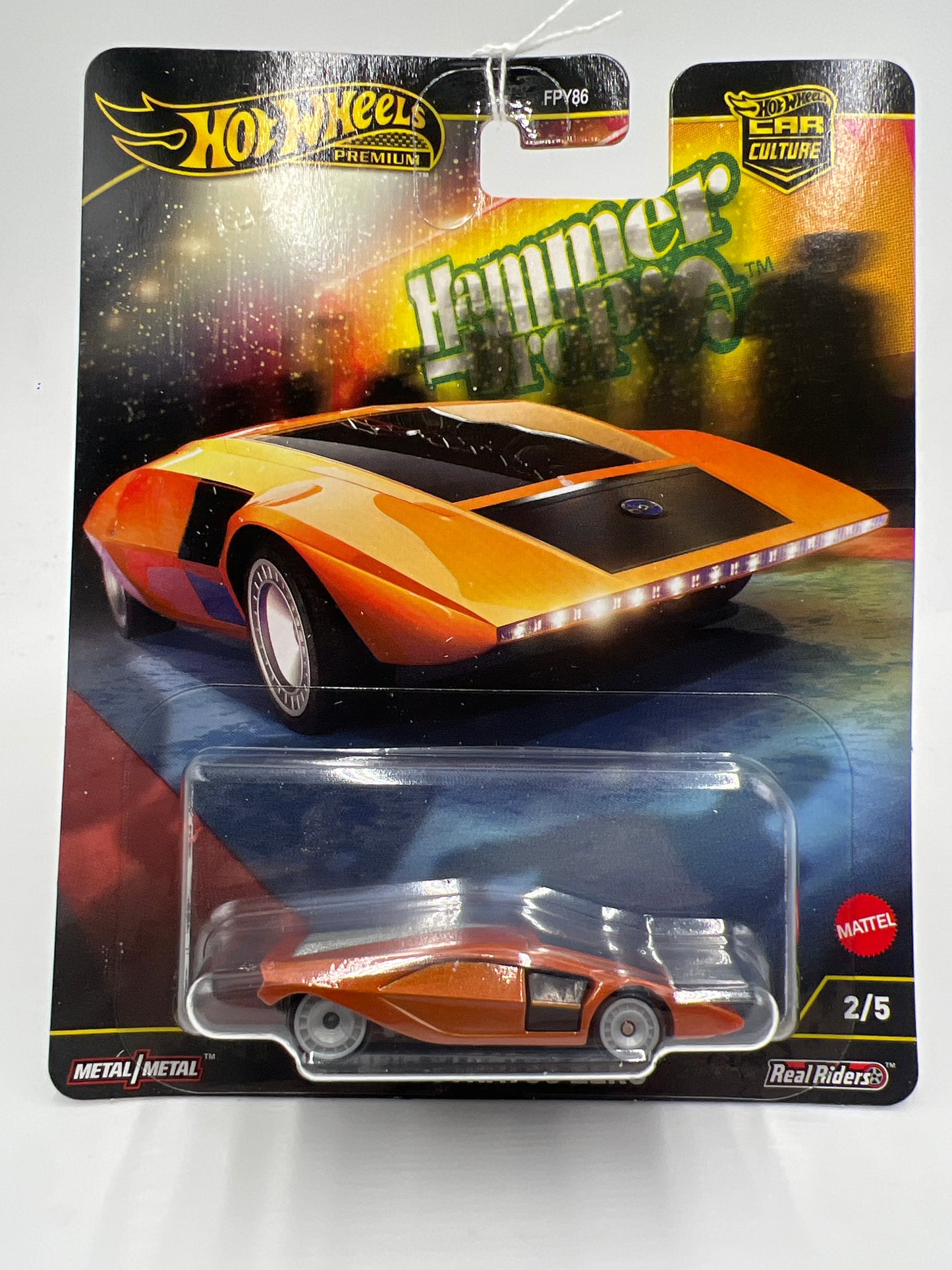 2025 Hot Wheels Car Culture Hammer Drops #2 Lancia Stratos Zero Orange 253D