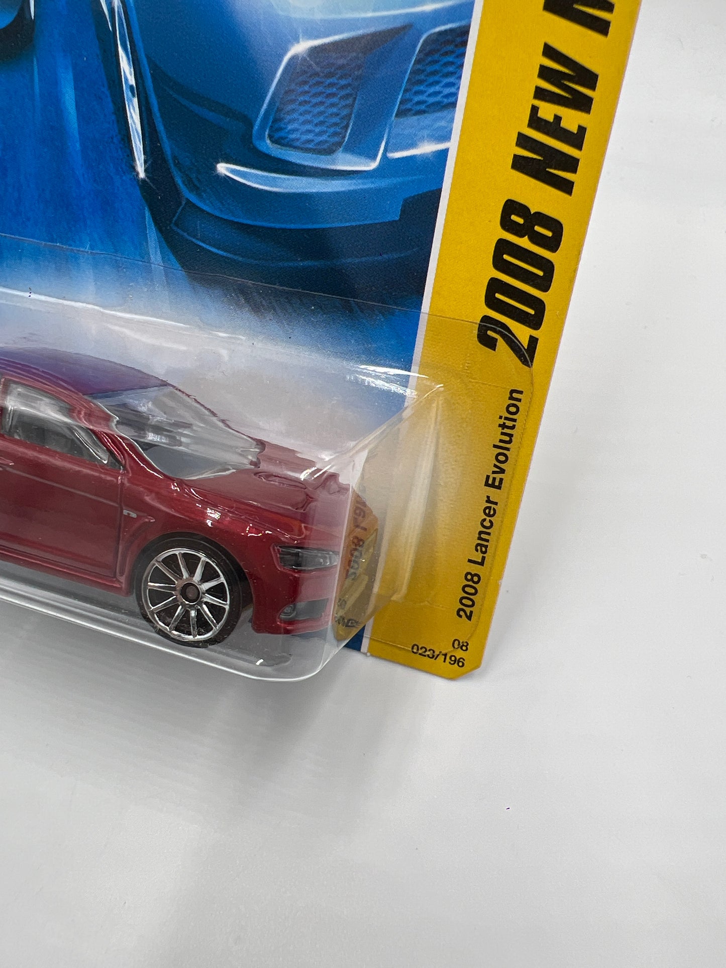 2008 Hot Wheels New Models #23 2008 Lancer Evolution Red SR
