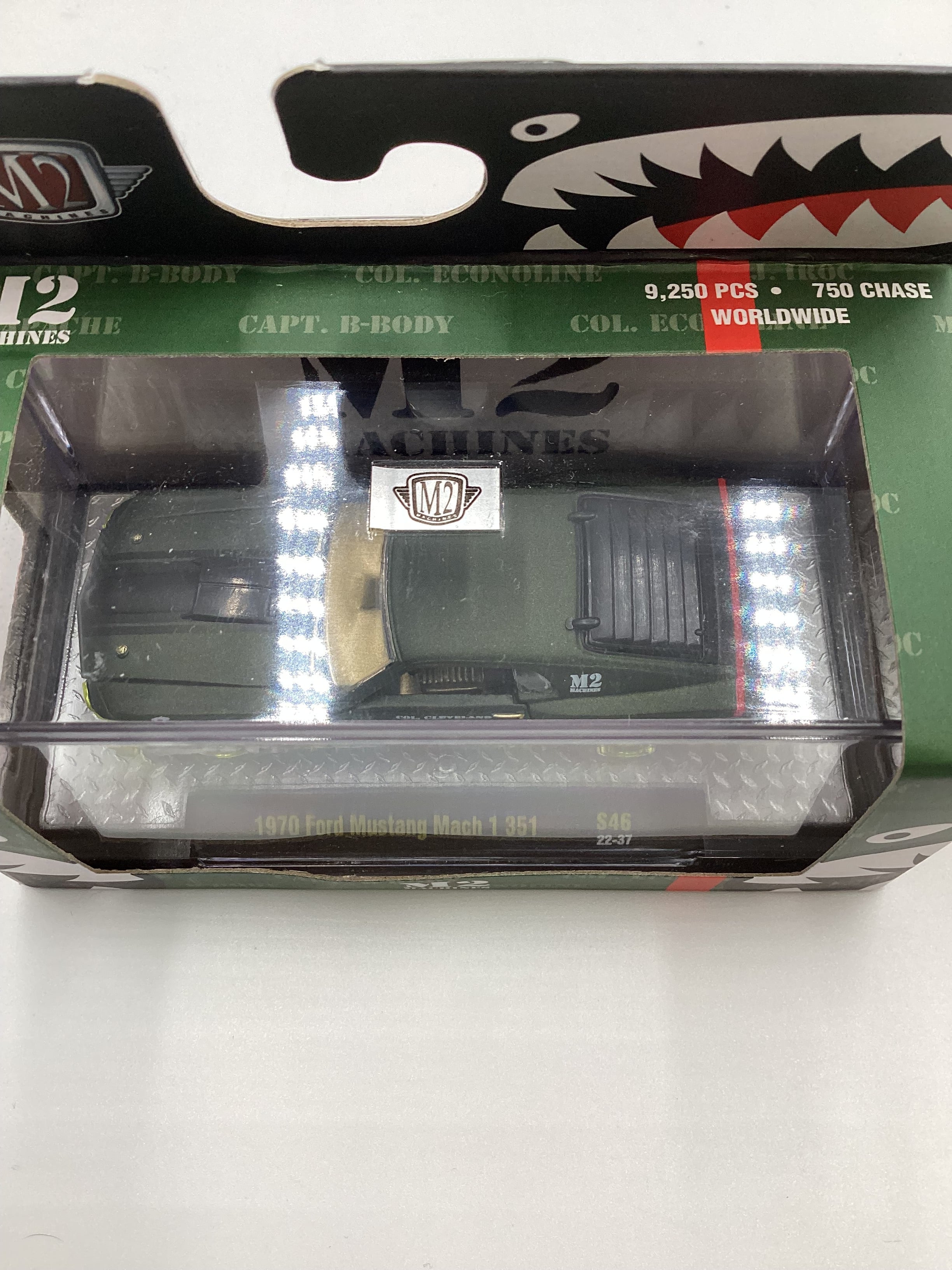 M2 Machines S46 Col. Cleveland 1970 Ford Mustang Mach 1 351 Green