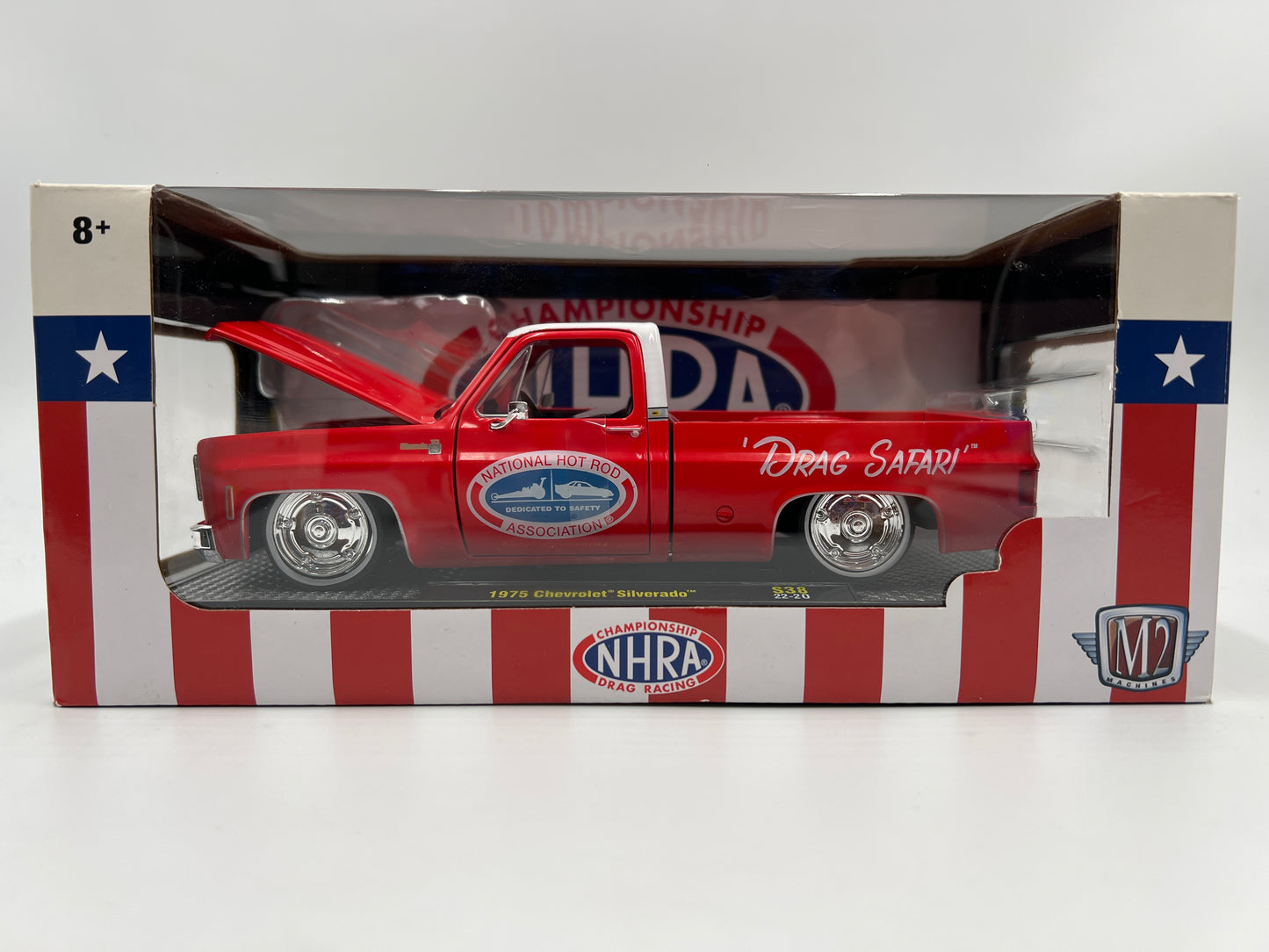 M2 Machines 1/24 NHRA 1975 Chevrolet Silverado Red S38