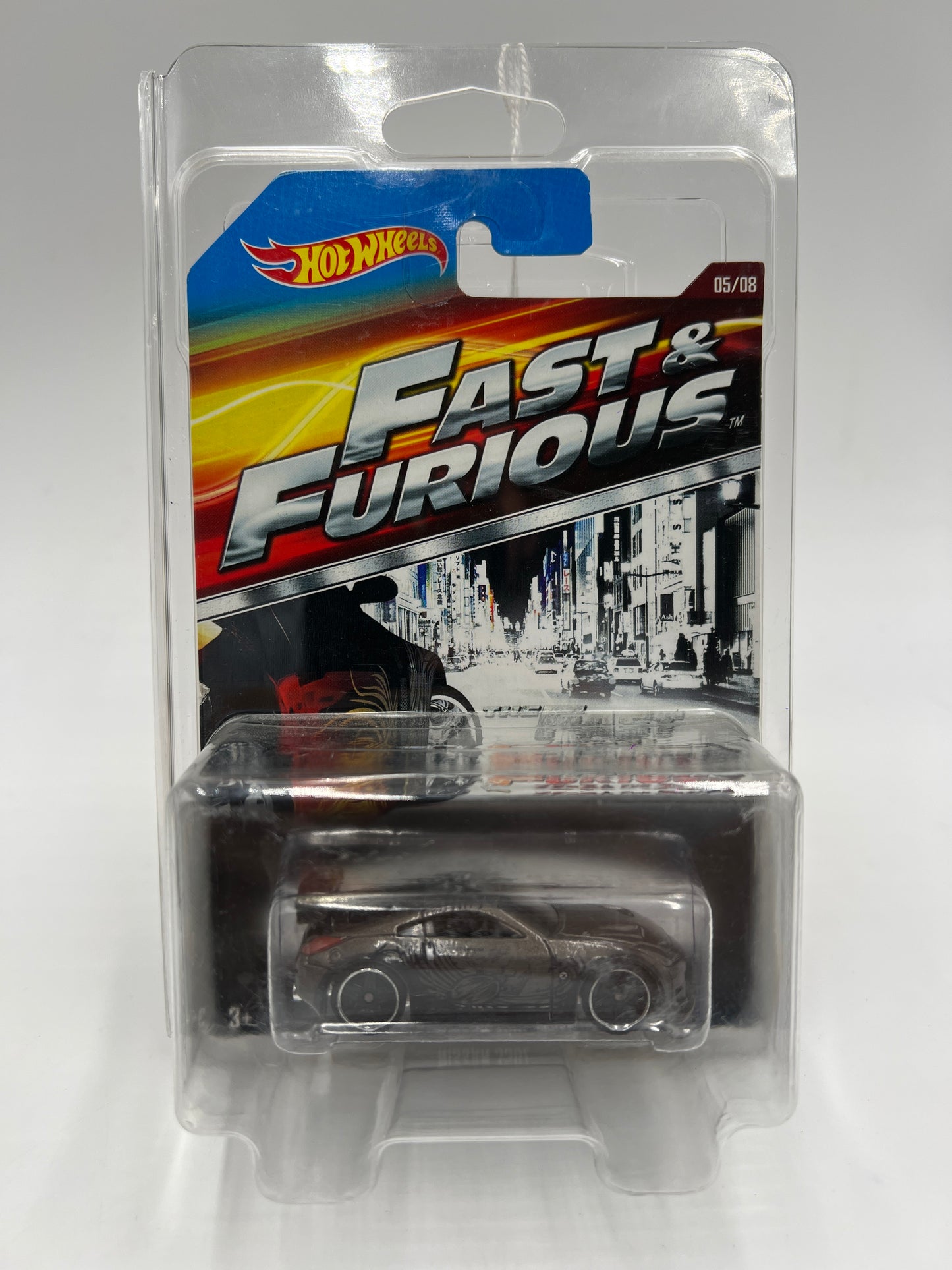 Hot Wheels Fast and Furious #5 Nissan 350Z Gray/Black W/Protector
