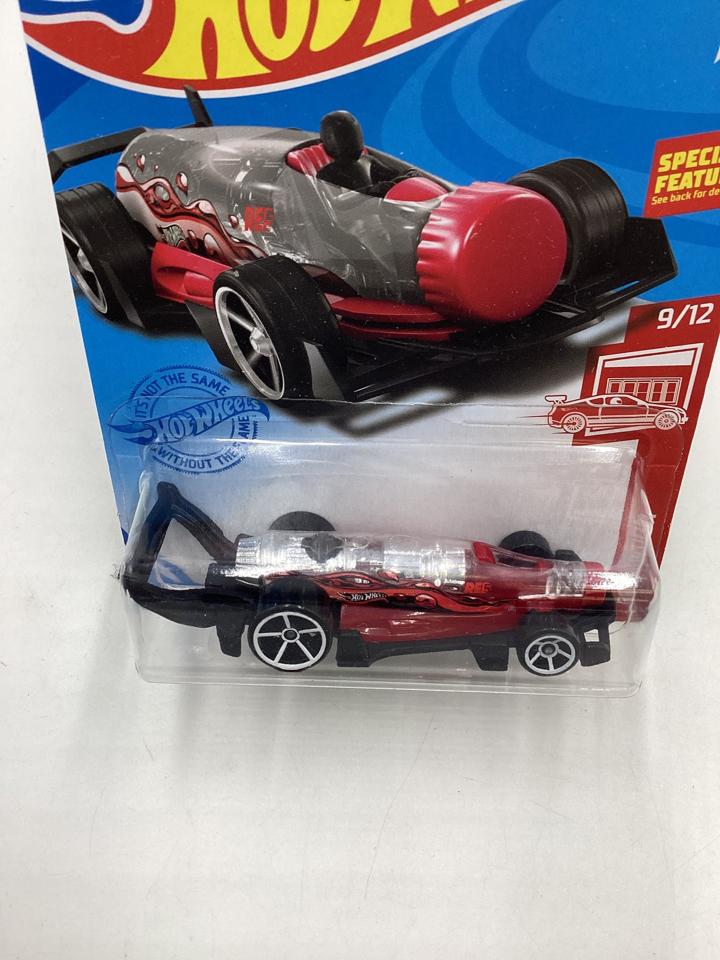 2021 Hot wheels Target Red Edition #6 Carbonator *Cracked Blister*