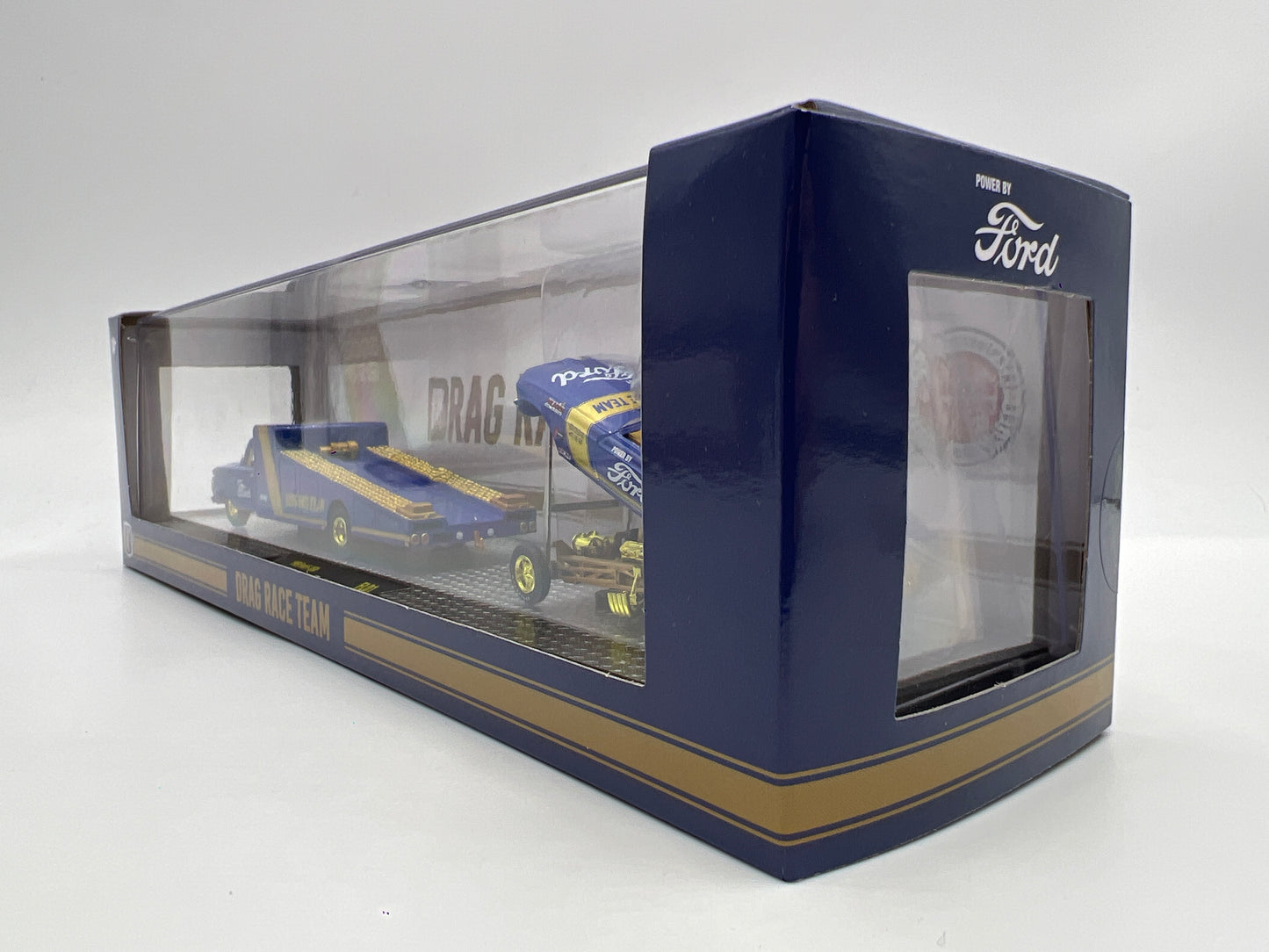 M2 Machines SEMA 2023 CHASE 1/600 Drag Race Team 1969 Ford F-350 & 1969 Ford Mustang Funny Car FL01