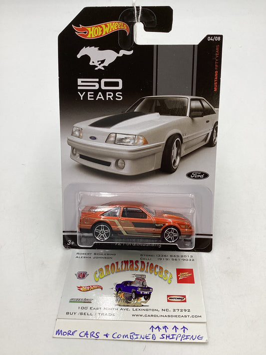 Hot Wheels 50 Years Mustang 4/8 92 Ford Mustang 155H