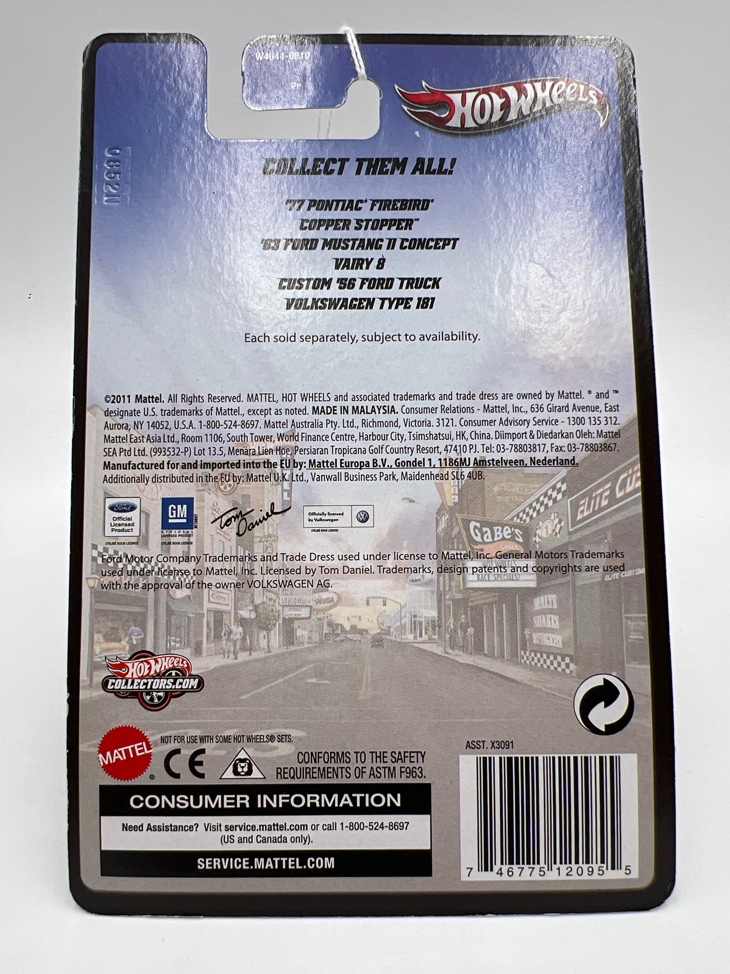 Hot Wheels Boulevard Underdogs Volkswagen Type 181 Dark Green