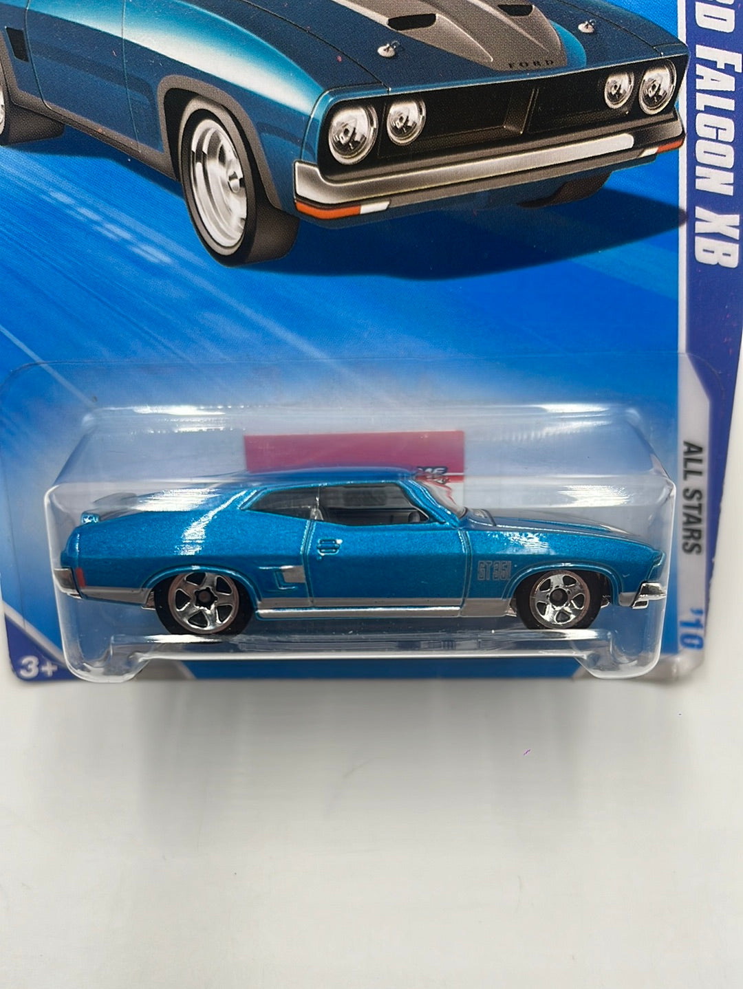 2010 Hot Wheels All Stars ‘73 Ford Falcon XB Blue Keys to Speed 125/240 25A