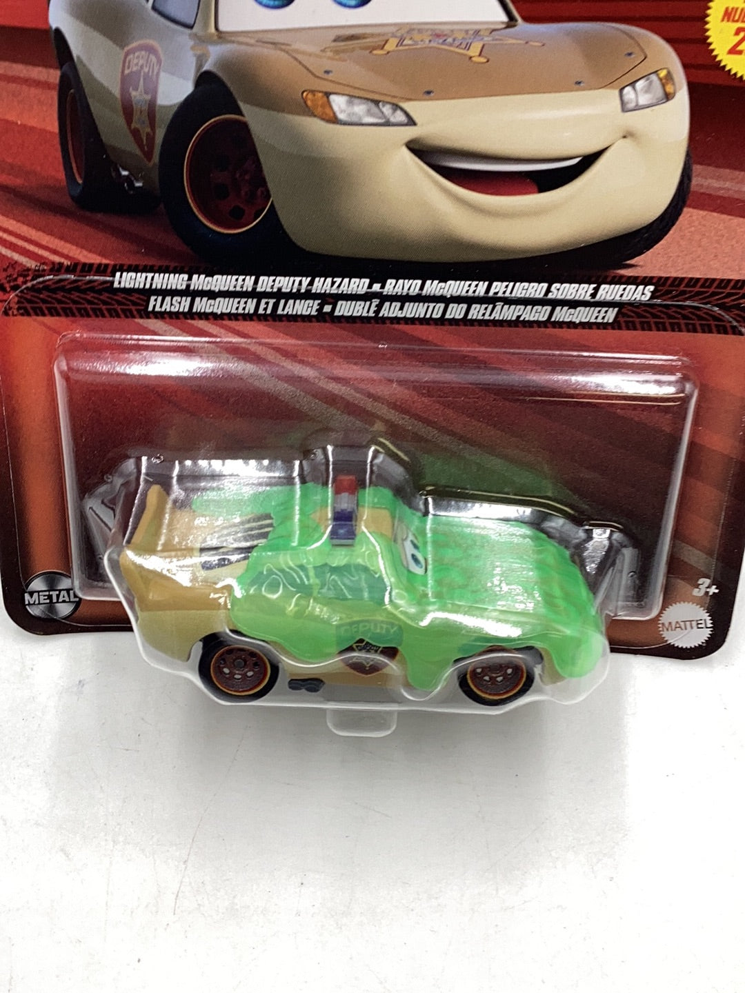 Disney Pixar Cars Lightning McQueen Deputy Hazard 142E – carolinasdiecast