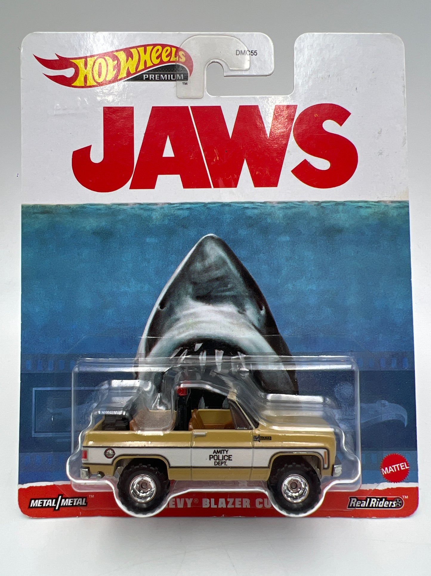 Hot Wheels Premium Jaws 1975 Chevy Blazer Custom W/Protector