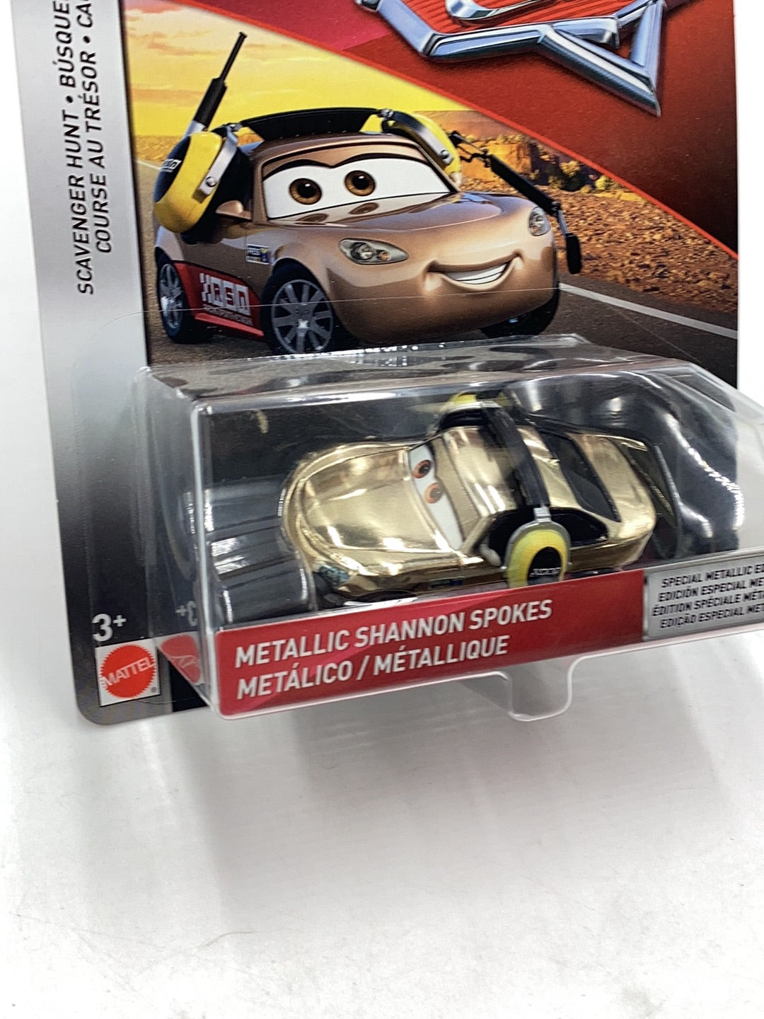 Disney Pixar Cars Scavenger Hunt series Metallic Shannon Spokes Chase 141A