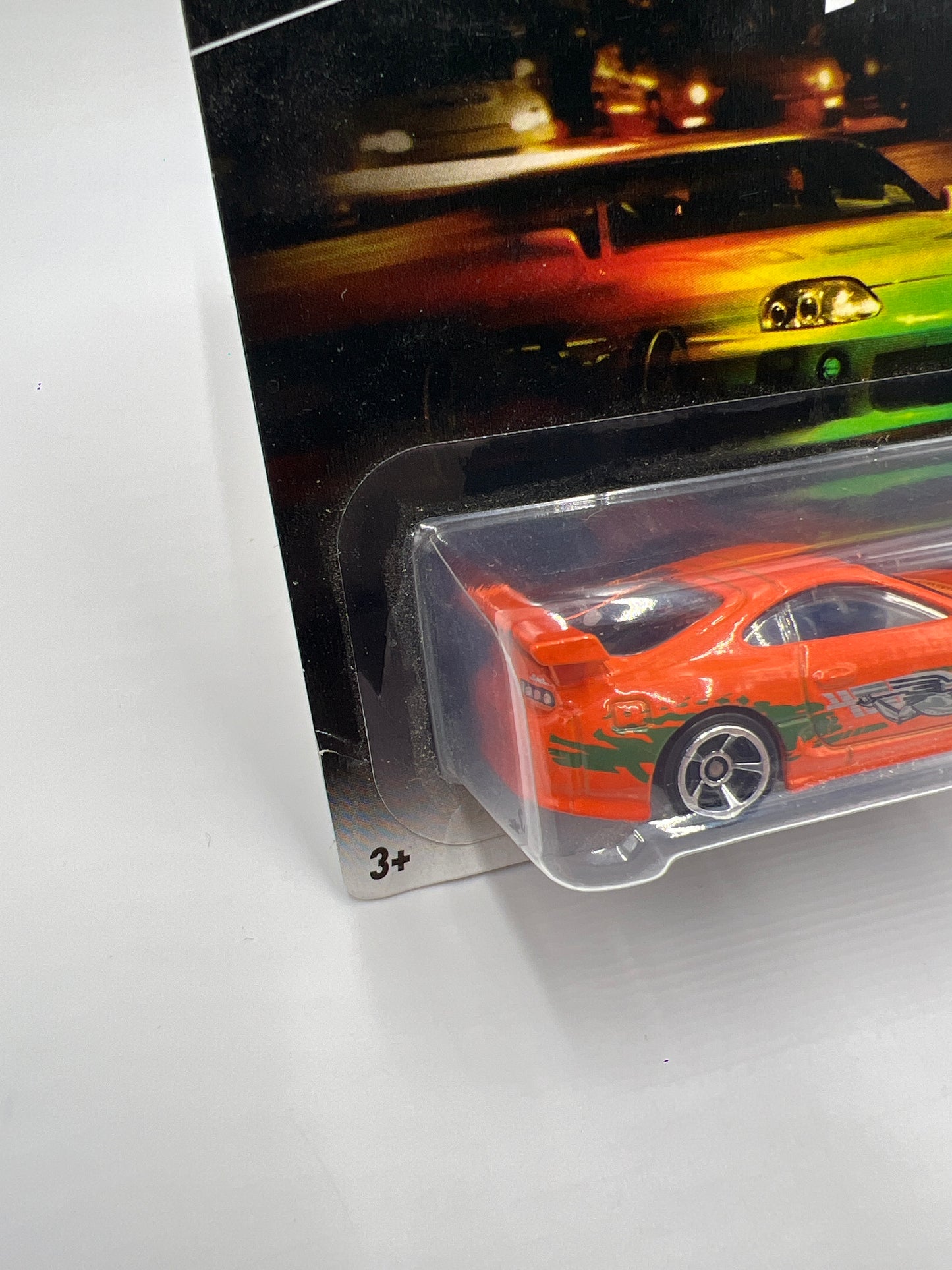 2016 Hot Wheels Fast & Furious #1 94 Toyota Supra Orange W/Protector