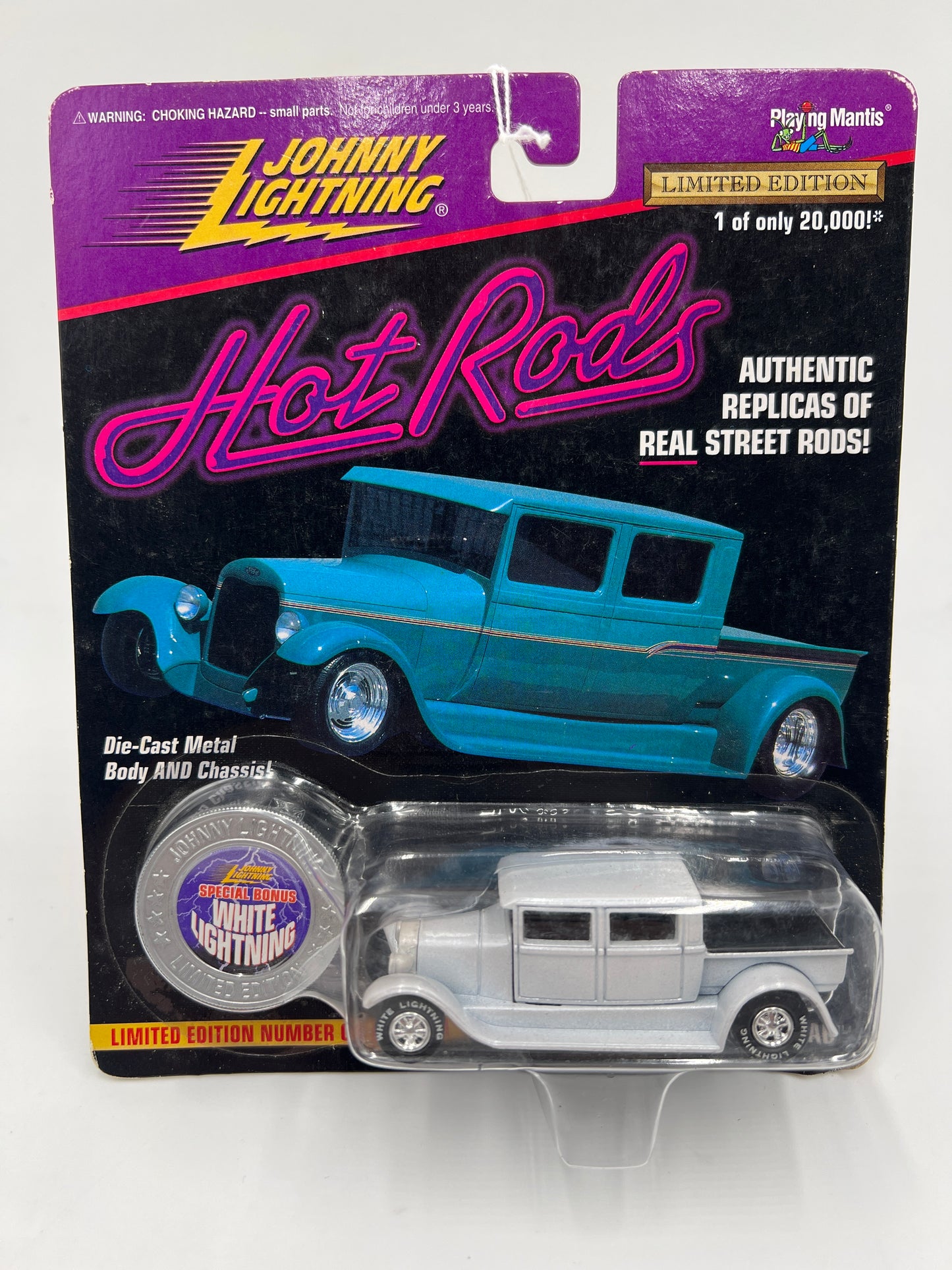 Johnny Lightning White Lightning Chase Hot Rods #296 1929 Crew Cab Ford White