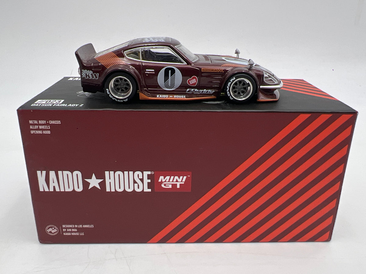 Mini GT x Kaido House #023 Datsun Kaido Fairlady Z Dark Red