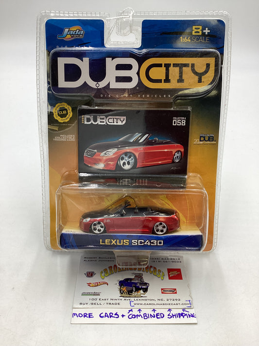 Jada Toys Dub City #058 Lexus SC430 Red 221B