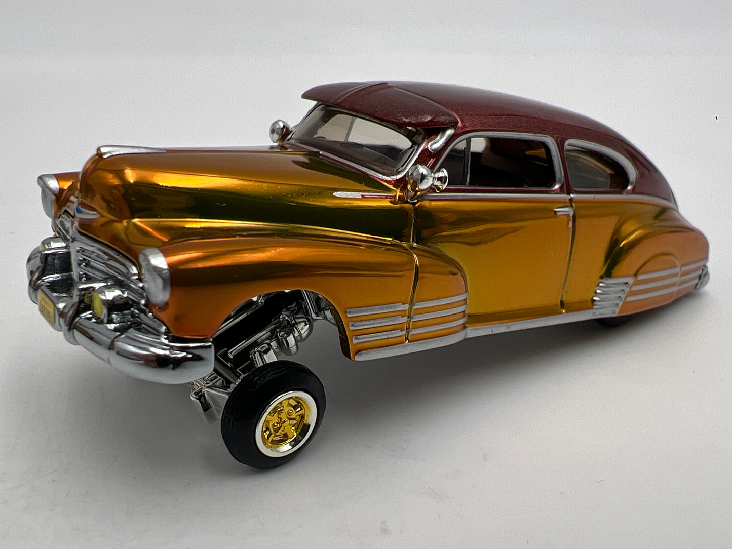 2026 Hot Wheels RLC Porsche 1948 Chevrolet Fleetline Lowrider Gold