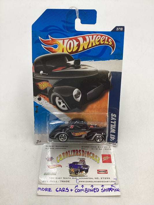 2011 Hot Wheels #152 41 Willys Black 25A