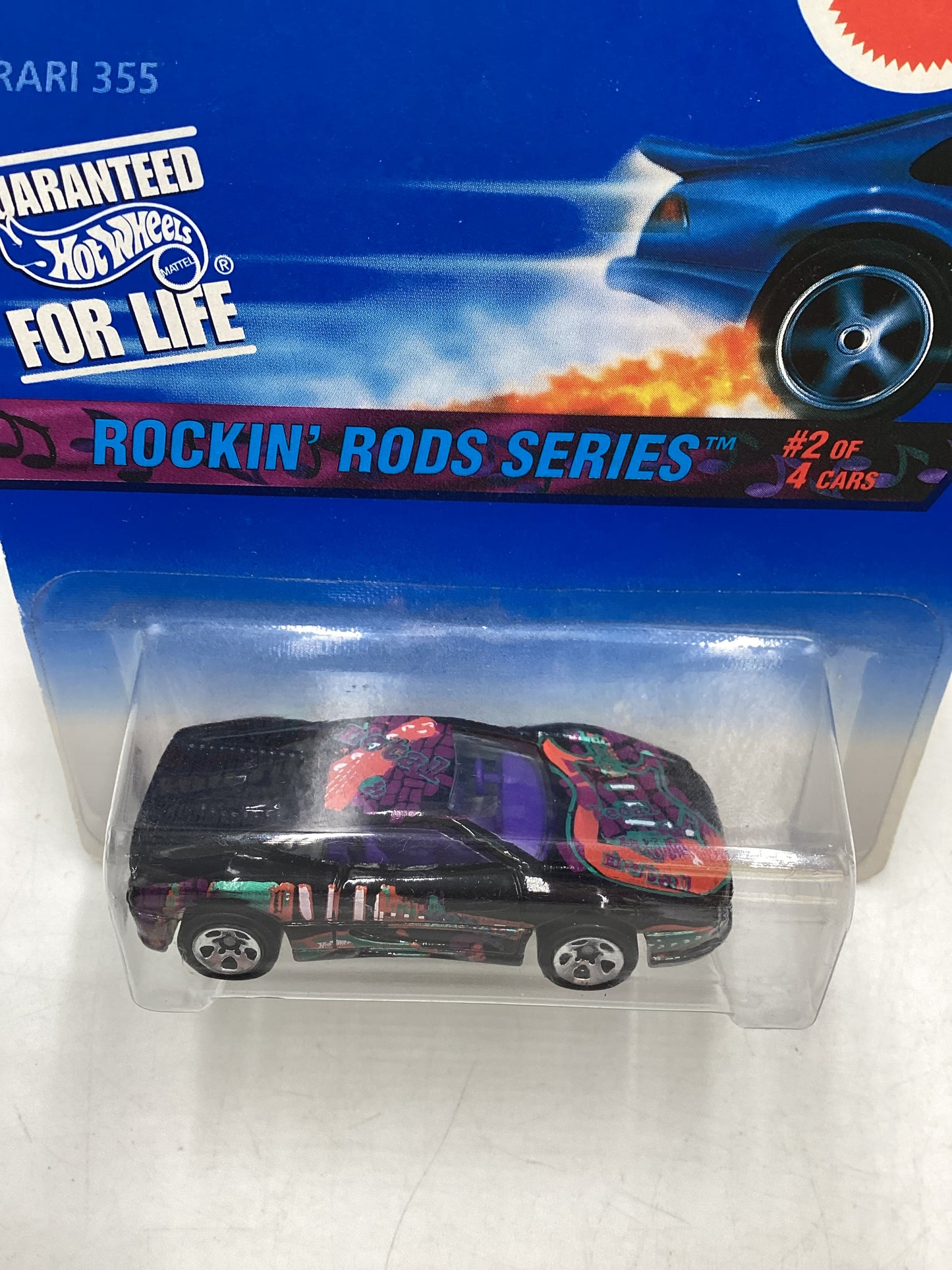 1997 Hot Wheels Rockin Rods Series #570 Ferrari 355 Black (SR)