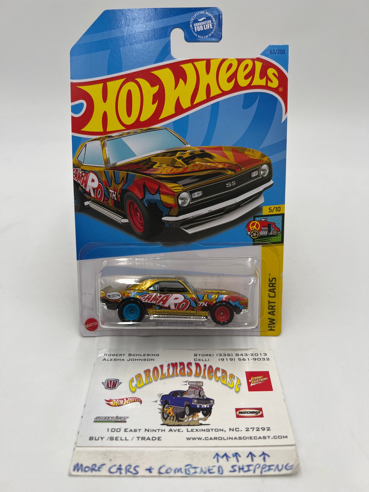 2023 Hot Wheels Super Treasure Hunt #63 68 Copo Camaro W/ Protector