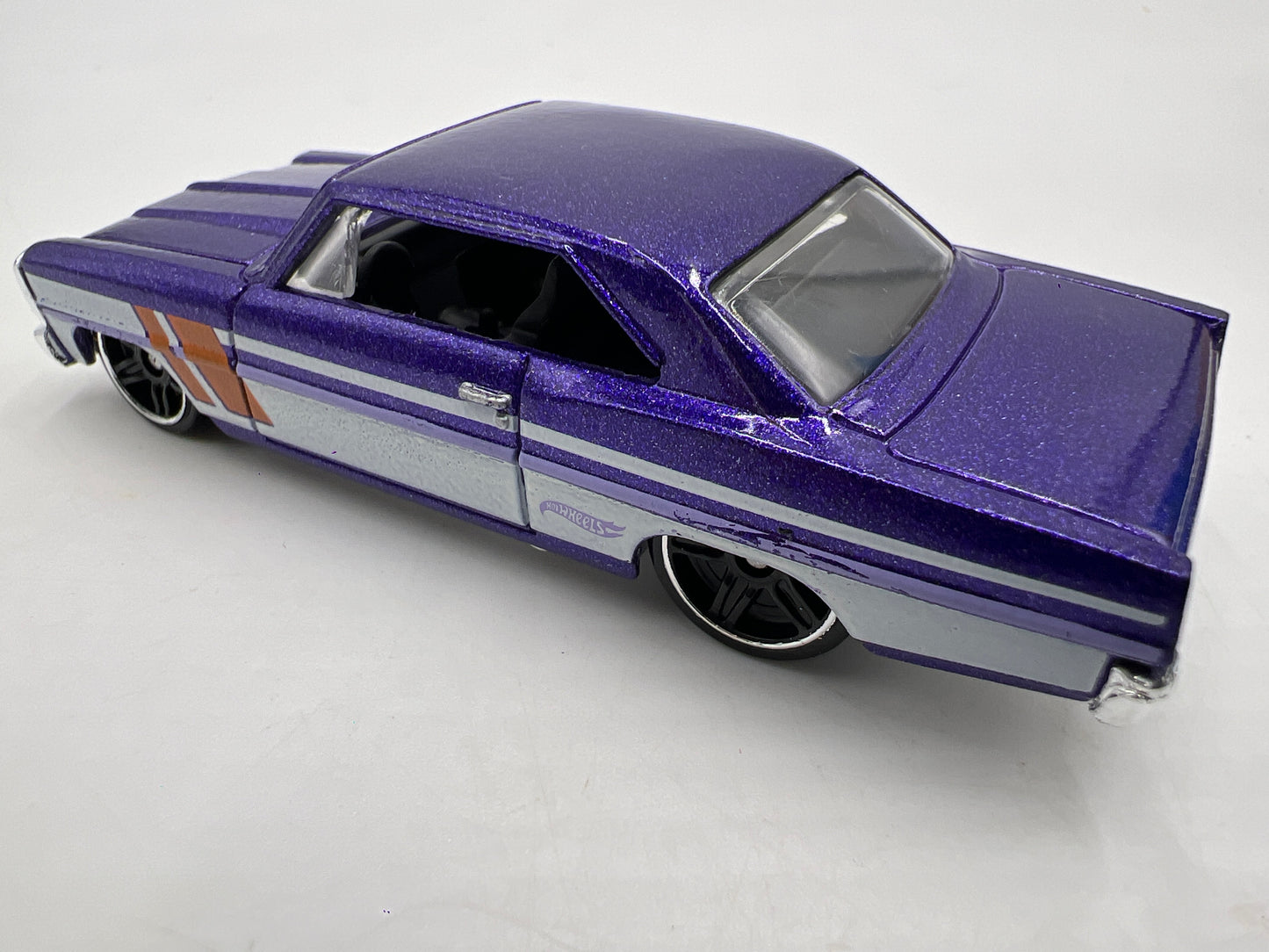 2015 Hot Wheels Mystery Models Series 1 #8 66 Chevy Nova Purple