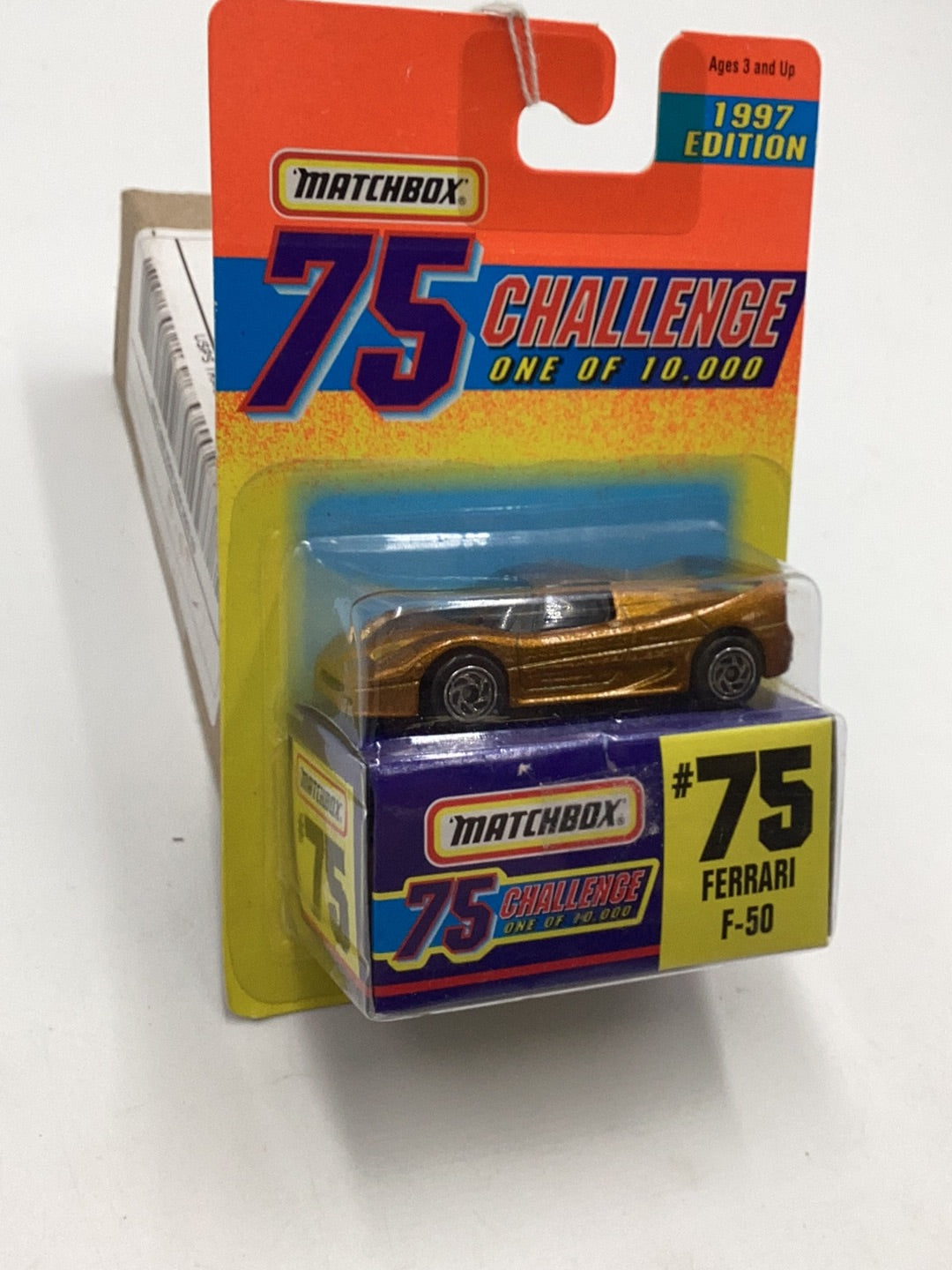 Matchbox 75 Challenge #75 Ferrari F-50 163G